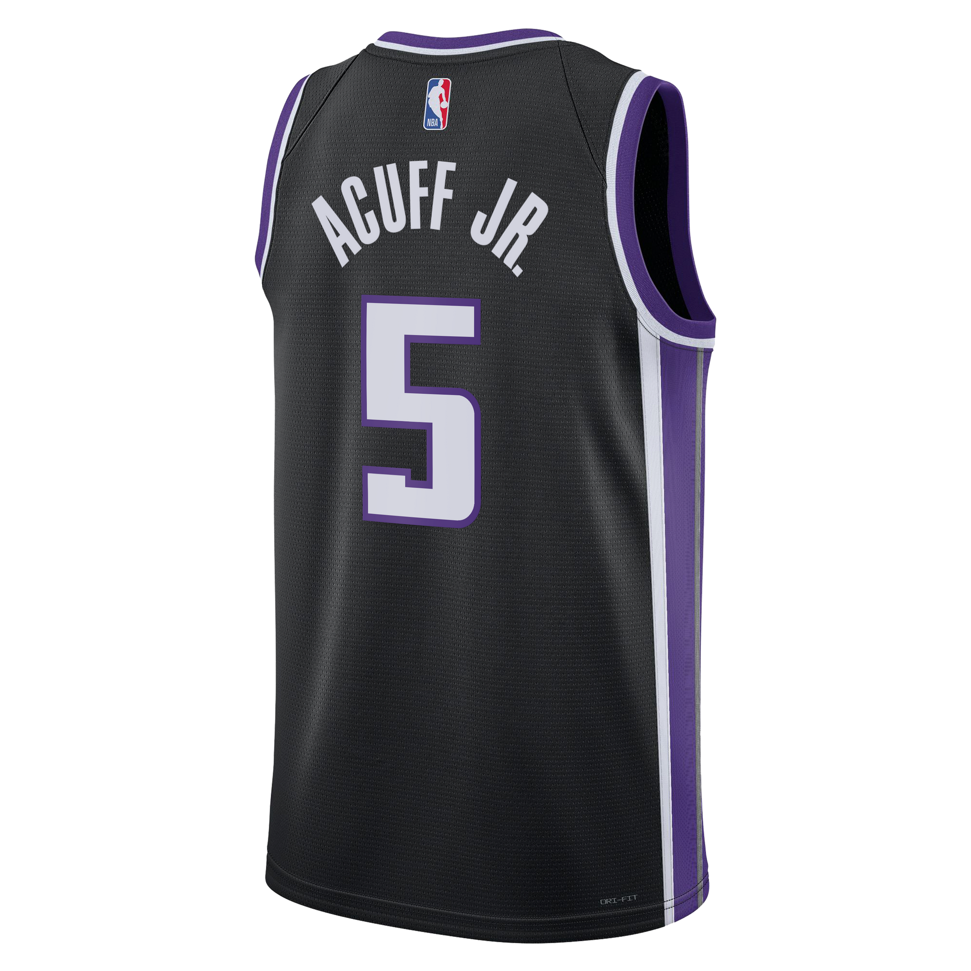 Unisex Sacramento Kings Darius Acuff Jr. Nike Black Swingman Jersey - Icon Edition