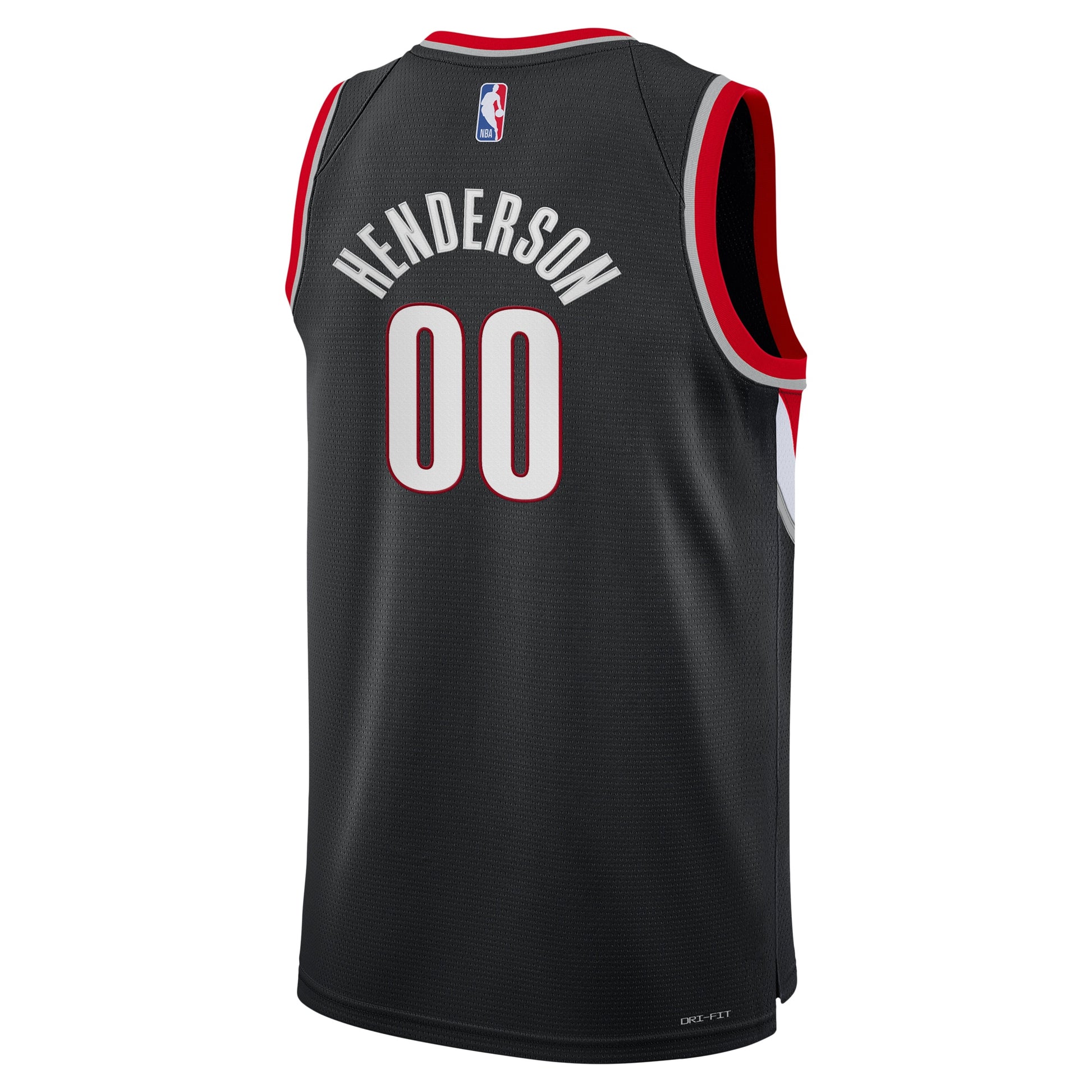 Youth Portland Trail Blazers Scoot Henderson Nike Black Swingman Jersey - Icon Edition