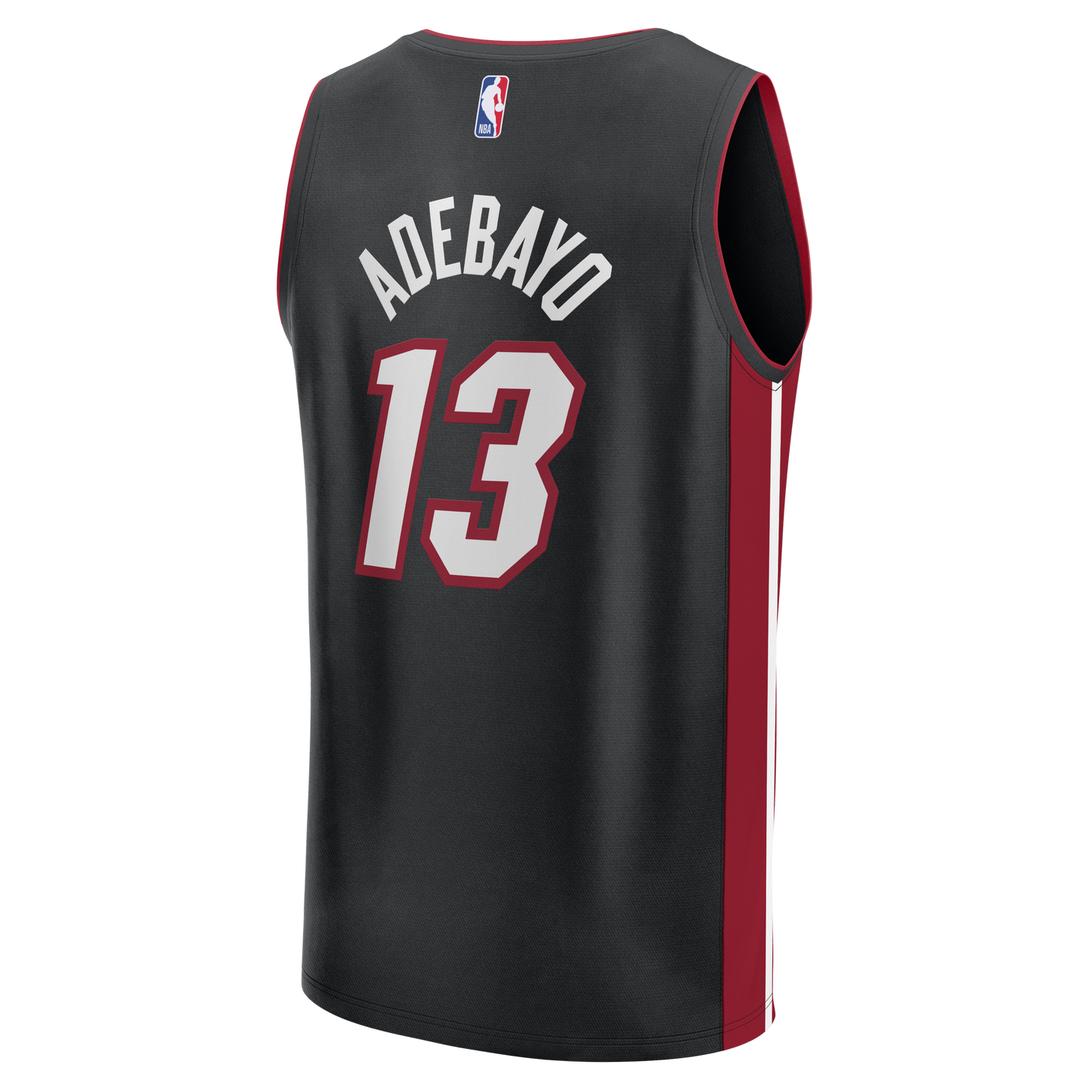 Men's Miami Heat Bam Adebayo Fanatics Black Fast Break Replica Jersey - Icon Edition