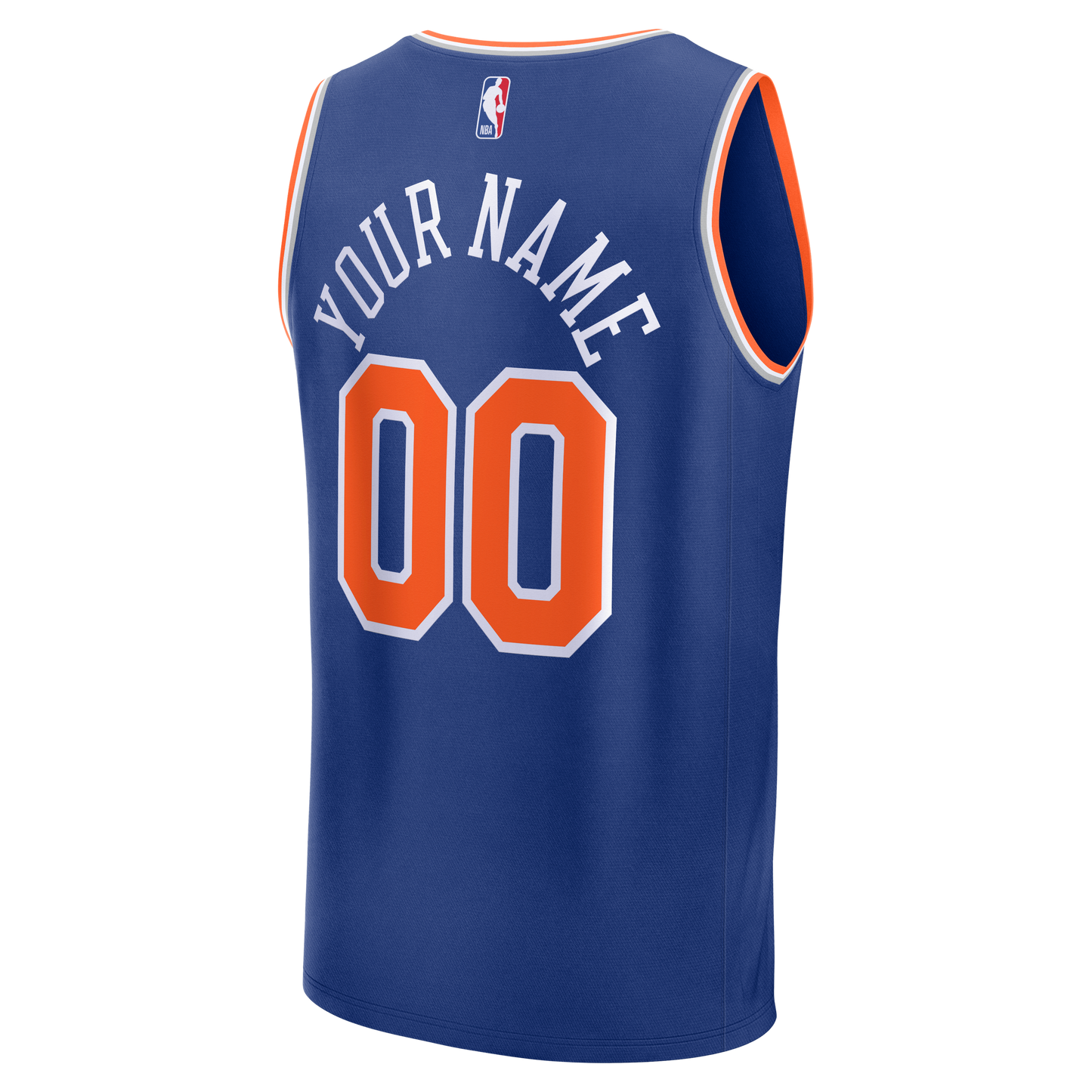 Youth New York Knicks Fanatics Blue 2026 NBA Finals Fast Break Custom Jersey - Icon Edition