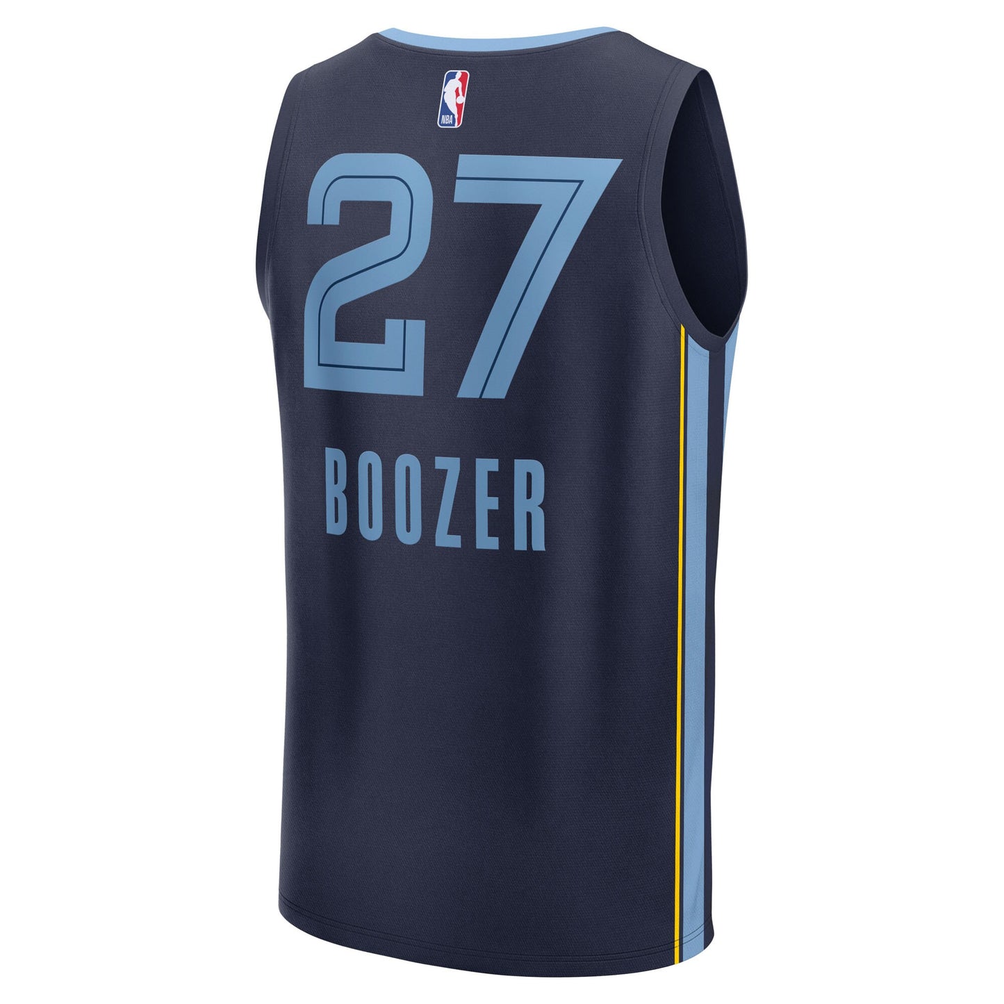 Youth Memphis Grizzlies Cameron Boozer Fanatics Navy Fast Break Replica Jersey - Icon Edition