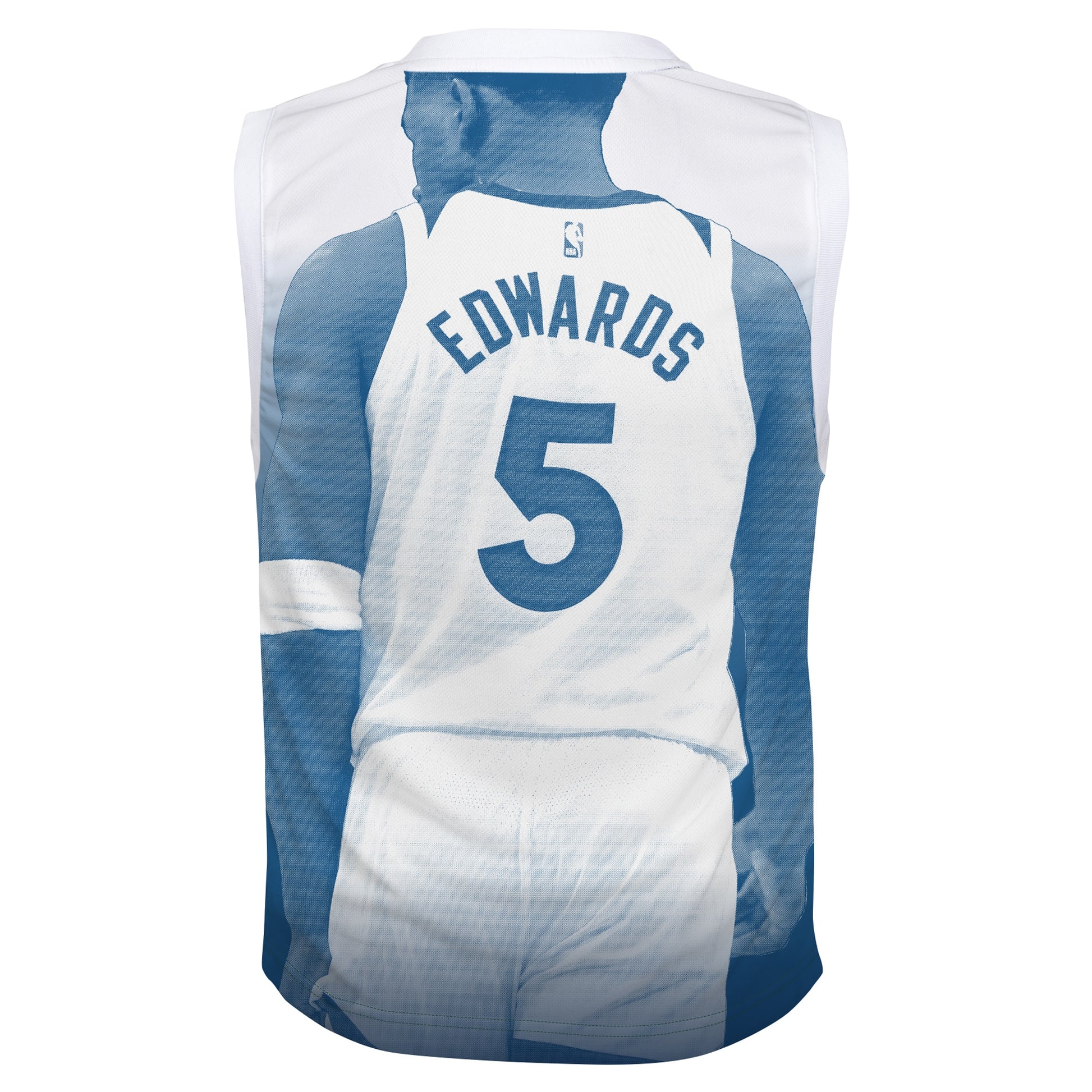 Youth Minnesota Timberwolves Anthony Edwards Outerstuff Blue Hometown Fashion Jersey