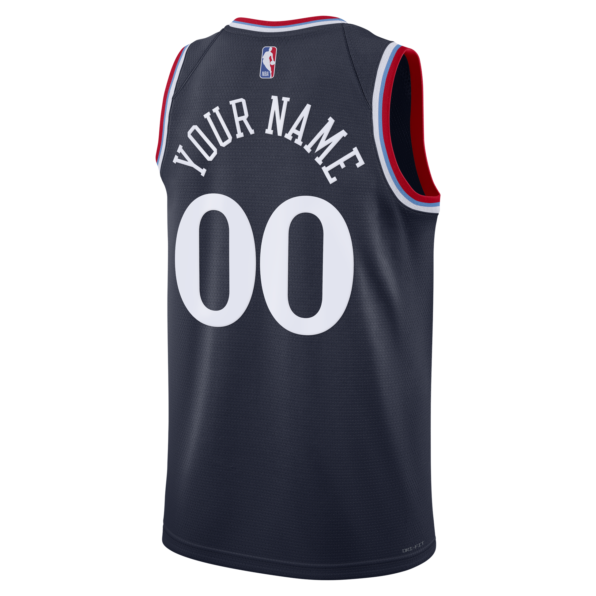 Unisex LA Clippers Nike Navy Swingman Custom Jersey - Icon Edition