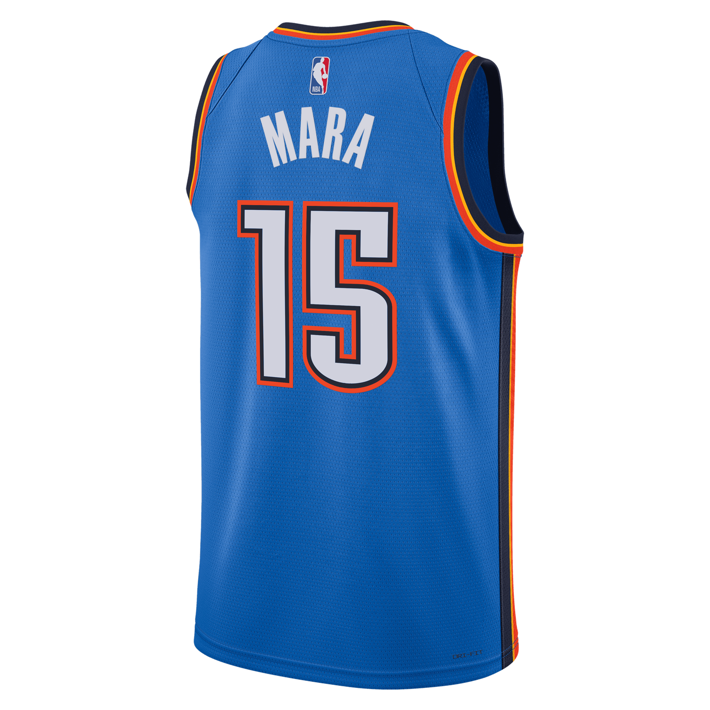 Unisex Oklahoma City Thunder Aday Mara Nike Blue Swingman Jersey - Icon Edition
