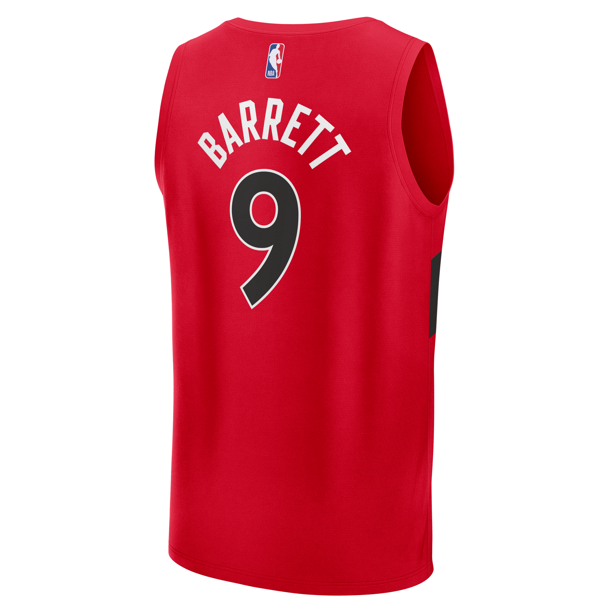 Men's Toronto Raptors RJ Barrett Fanatics Red Fast Break Jersey - Icon Edition
