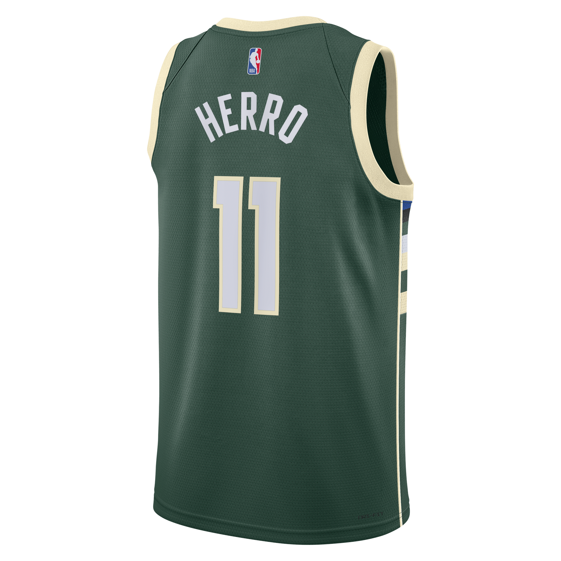 Unisex Milwaukee Bucks Tyler Herro Nike Hunter Green Swingman Jersey - Icon Edition