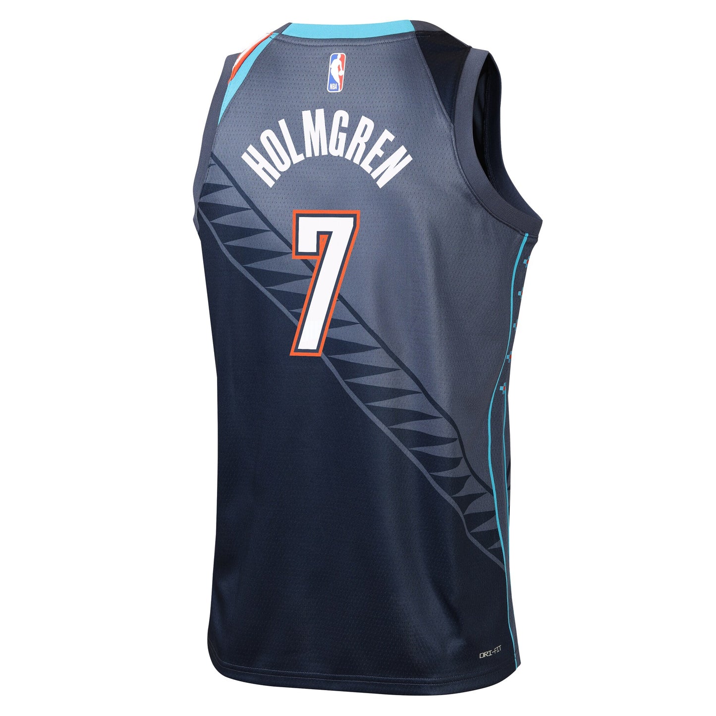 Youth Oklahoma City Thunder Chet Holmgren Nike Navy 2025/26 City Edition Swingman Jersey