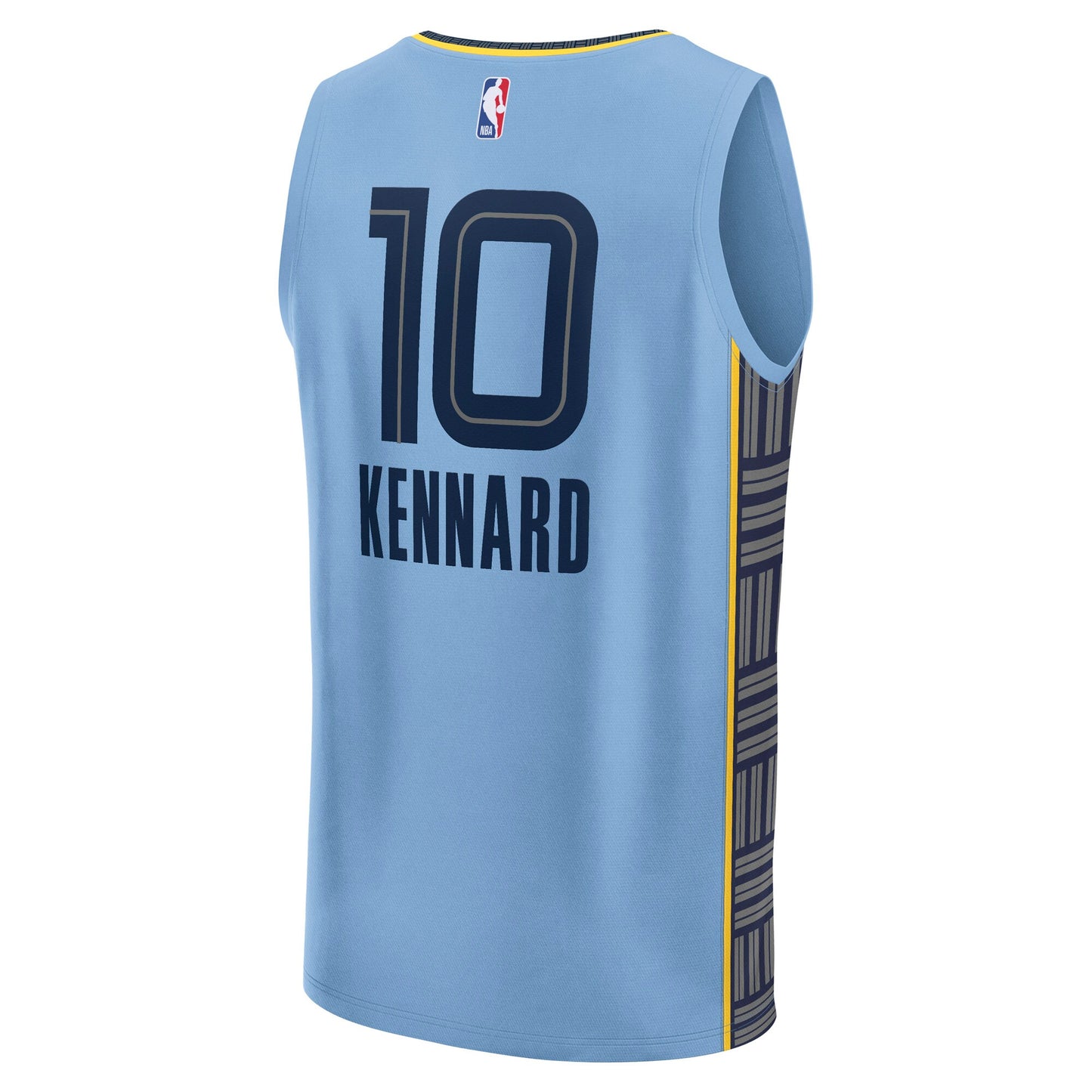 Men's Memphis Grizzlies Luke Kennard Fanatics Light Blue Fast Break Replica Player Jersey - Statement Edition