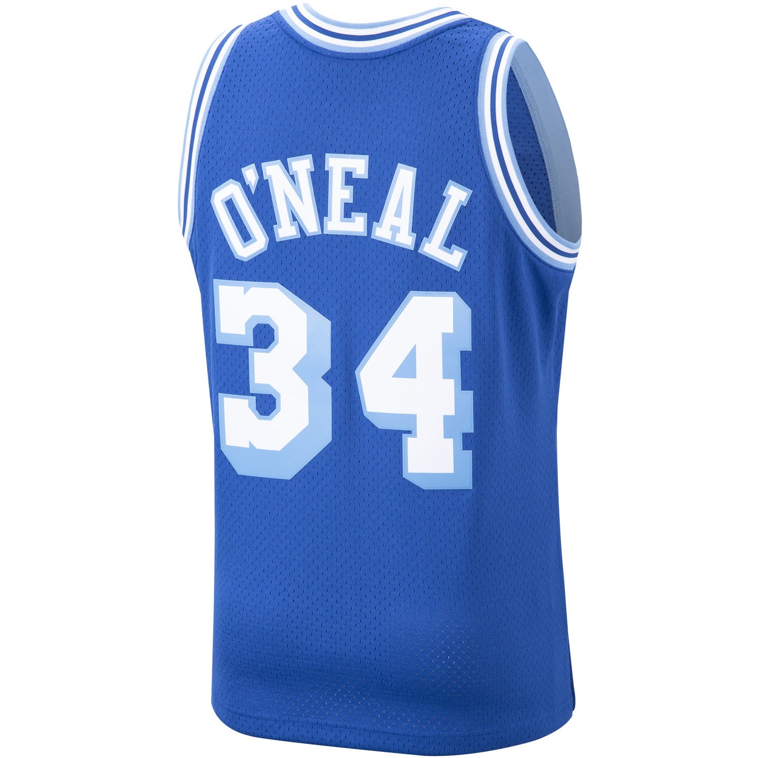 Men's Los Angeles Lakers Shaquille O'Neal Mitchell & Ness Royal Hardwood Classics Swingman Jersey