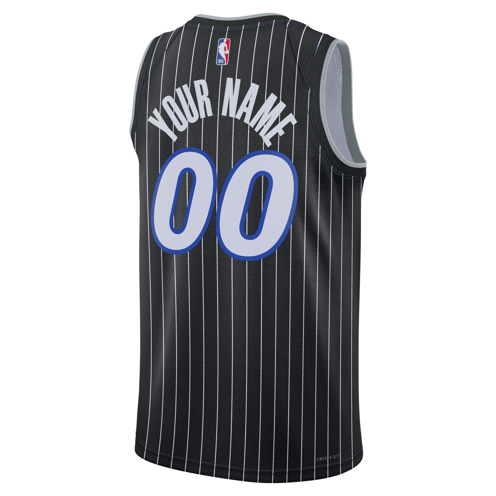 Unisex Orlando Magic Jordan Brand Black Swingman Custom Jersey - Statement Edition