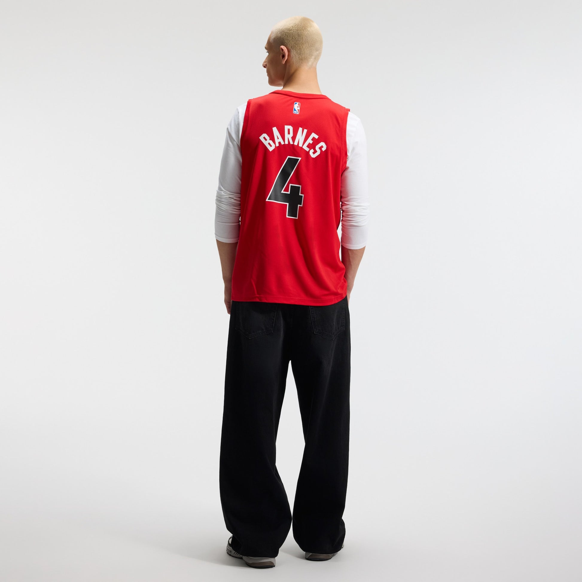 Men's Toronto Raptors Scottie Barnes Fanatics Red Fast Break Replica Jersey - Icon Edition