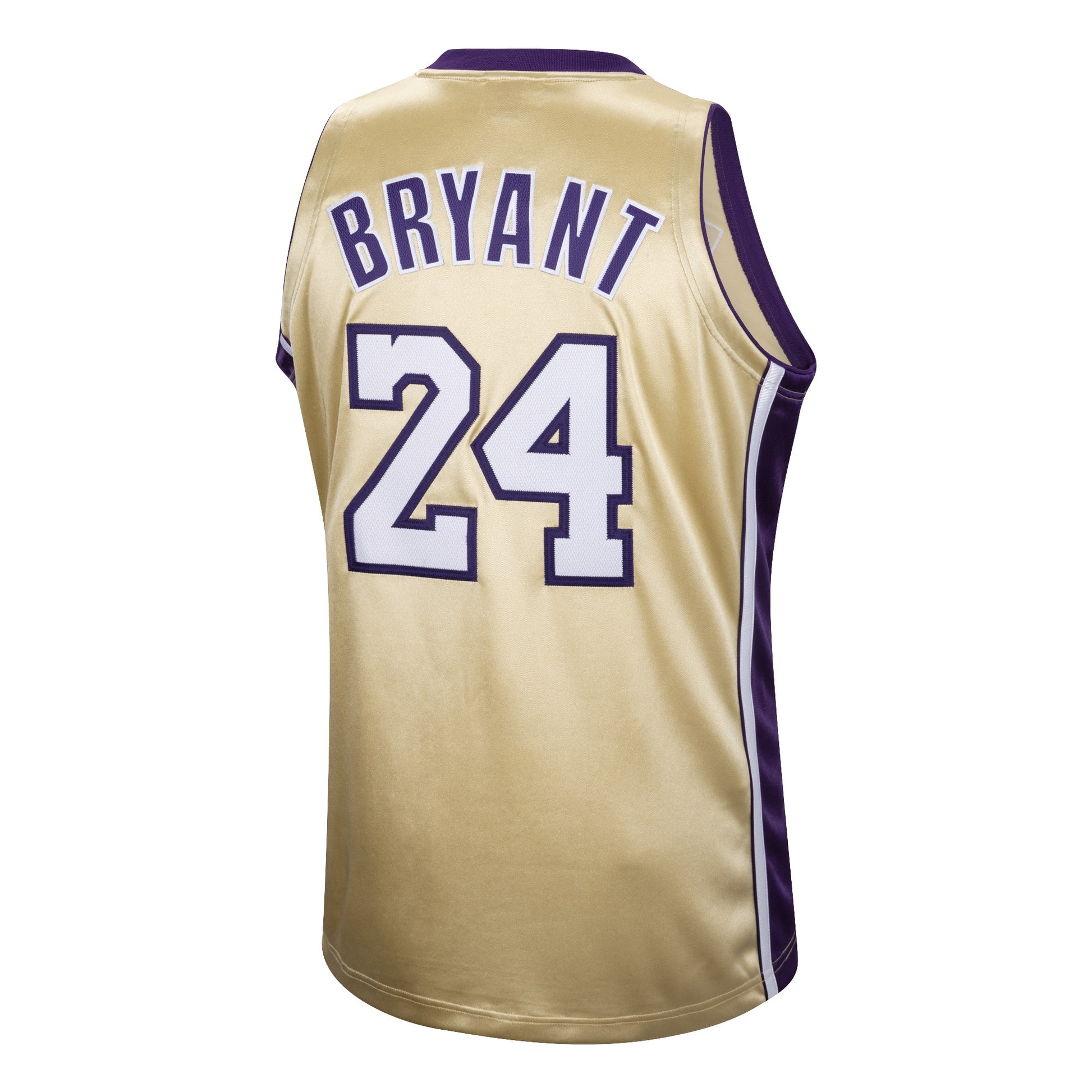 Men's Los Angeles Lakers Kobe Bryant Mitchell & Ness Gold Hall of Fame Class of 2020 #24 Authentic Hardwood Classics Jersey