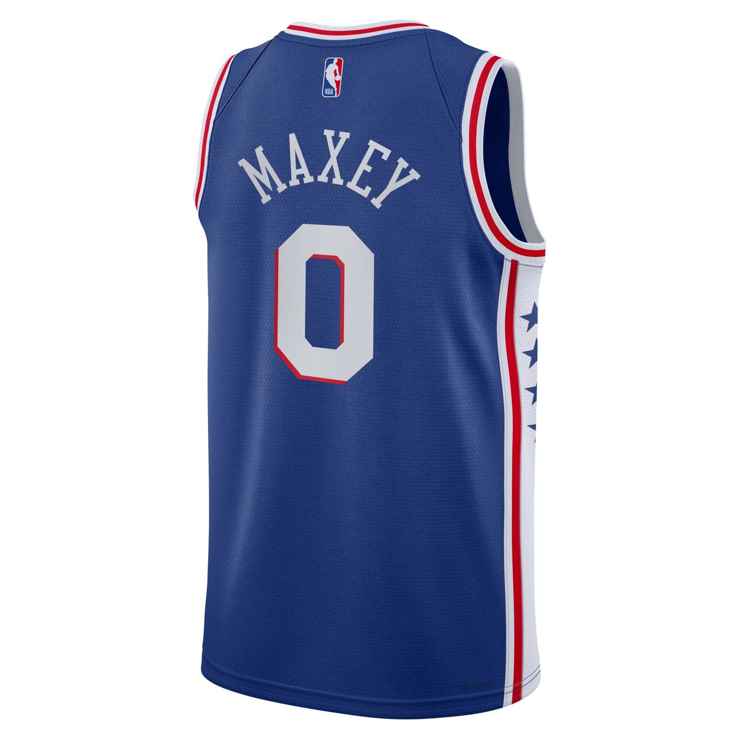 Youth Philadelphia 76ers Tyrese Maxey Nike Royal Swingman Jersey - Icon Edition