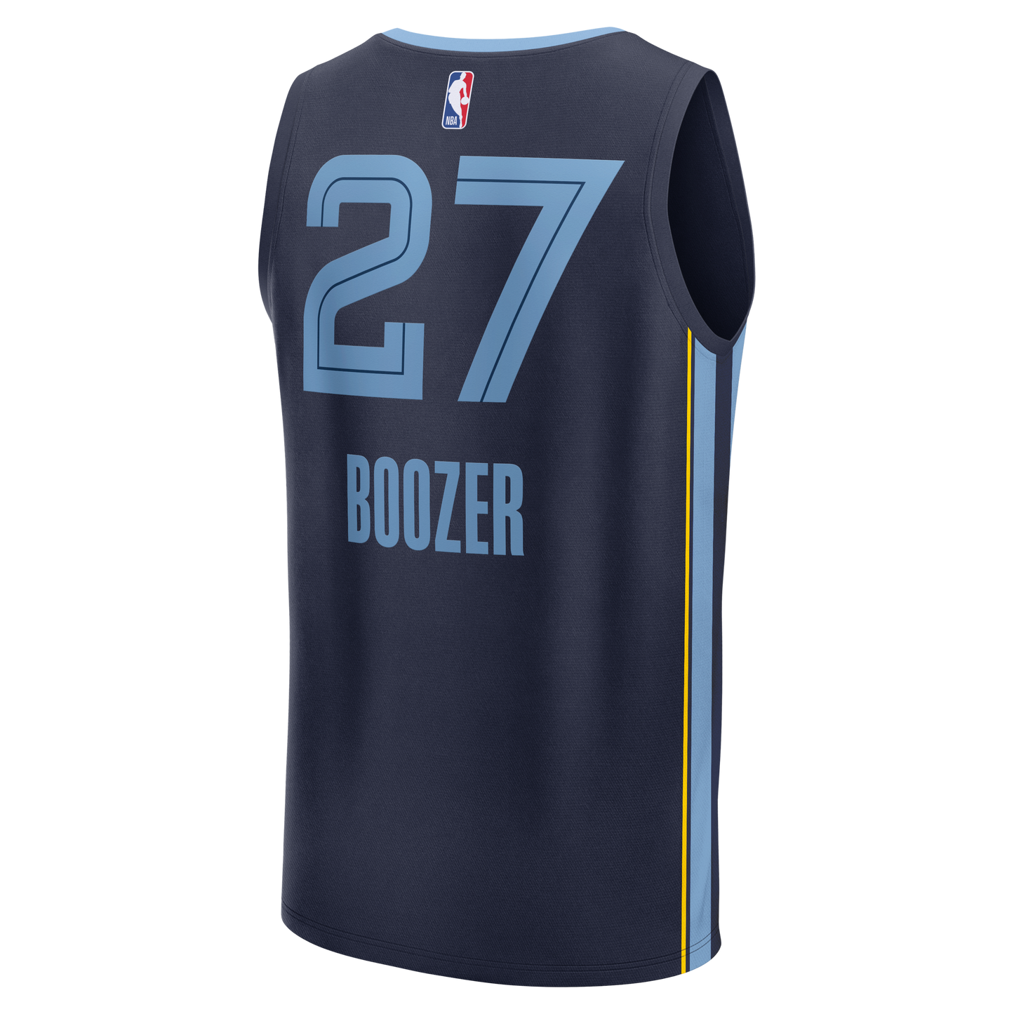 Men's Memphis Grizzlies Cameron Boozer Fanatics Navy 2026 NBA Draft First Round Pick Fast Break Jersey - Icon Edition