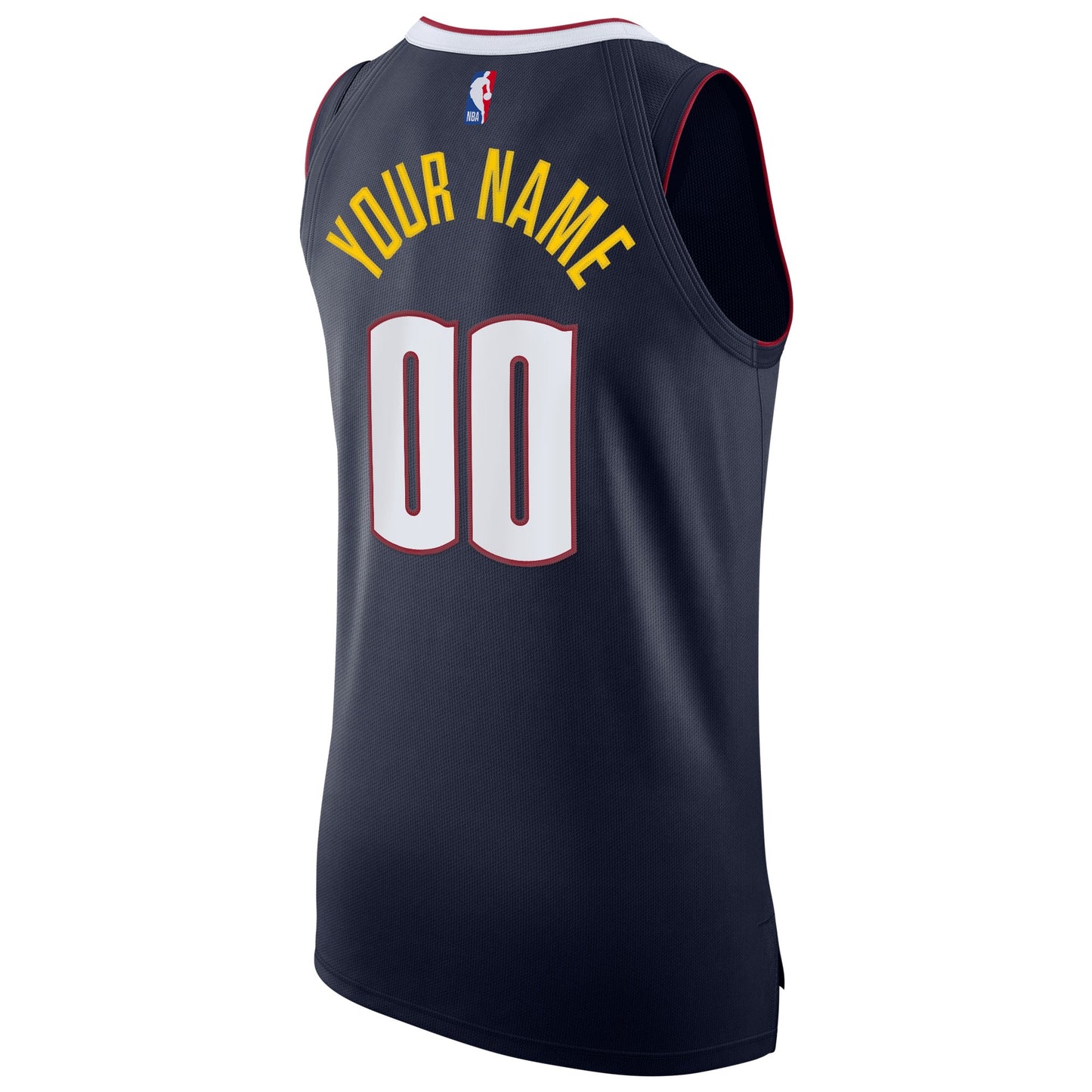 Men's Denver Nuggets Nike Navy 2020/21 Authentic Custom Jersey - Icon Edition