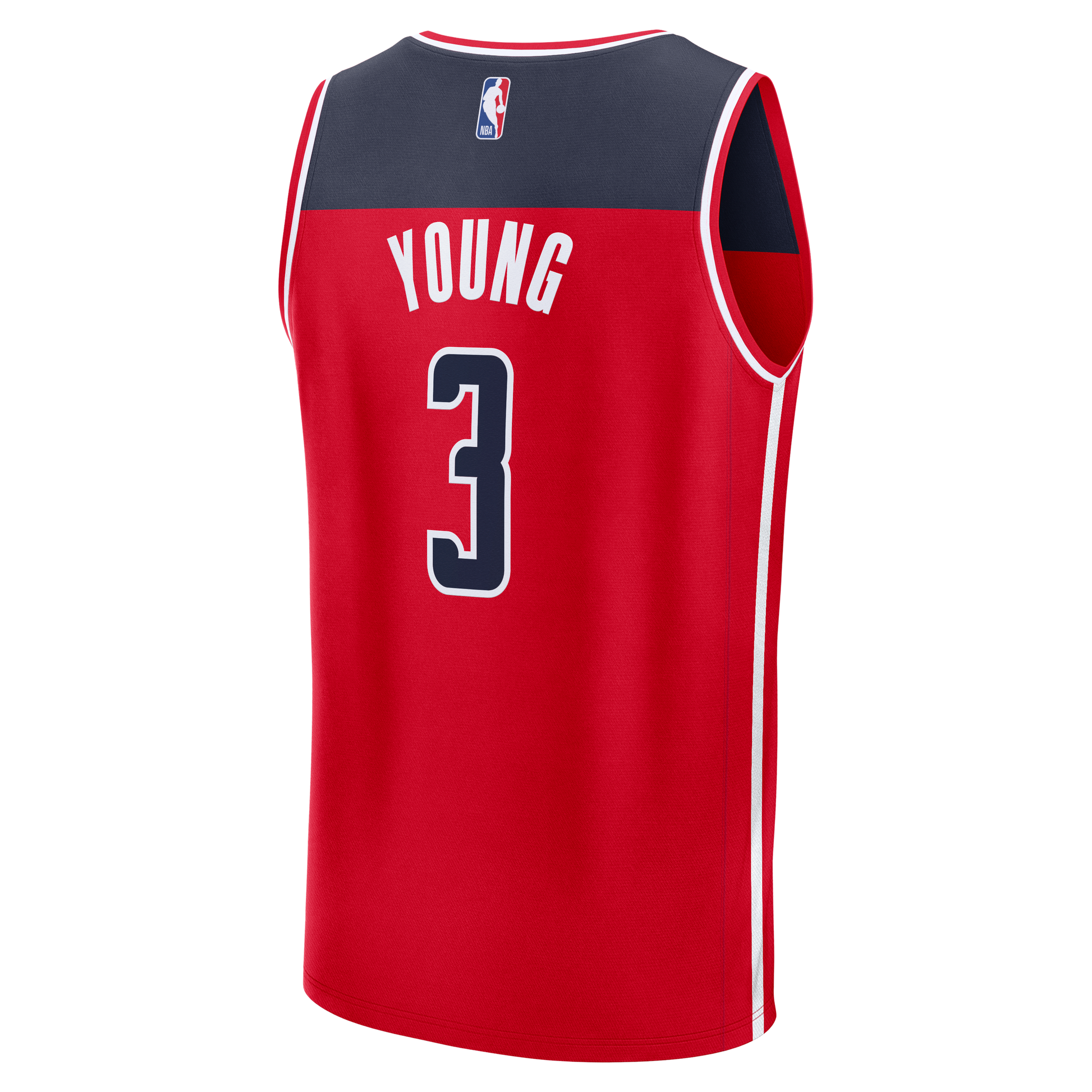 Men's Washington Wizards Trae Young Fanatics Red Fast Break Jersey - Icon Edition