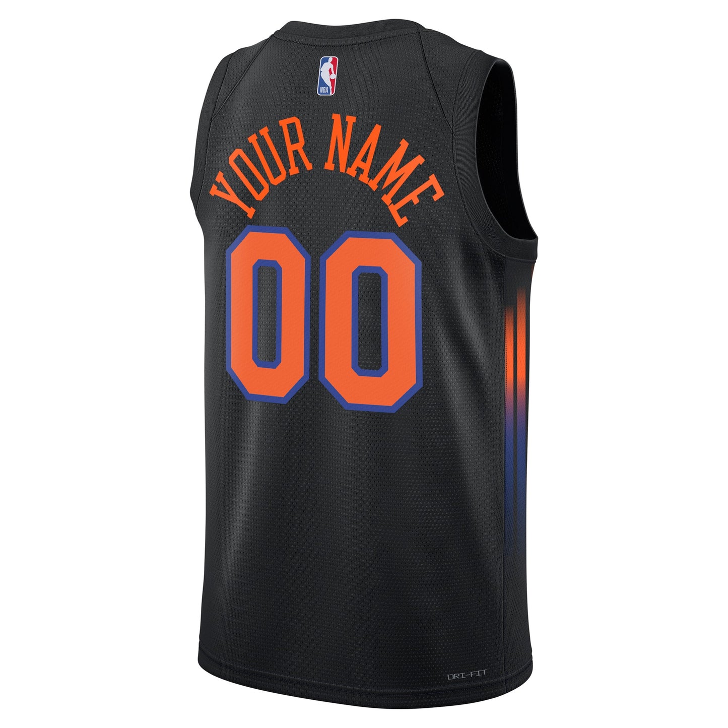 Unisex New York Knicks Jordan Brand Black Swingman Custom Jersey - Statement Edition