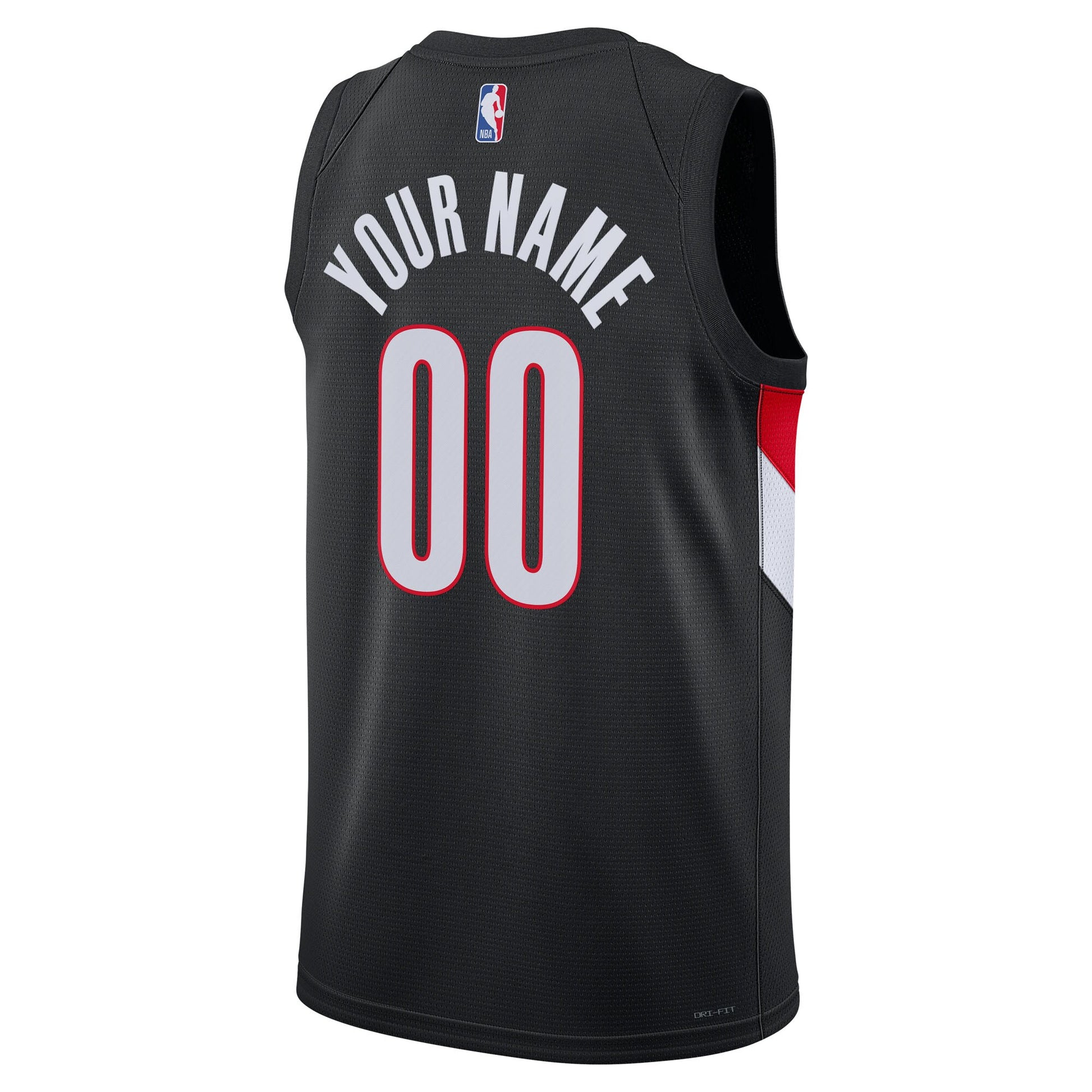 Unisex Portland Trail Blazers Nike Black Swingman Custom Jersey - Icon Edition