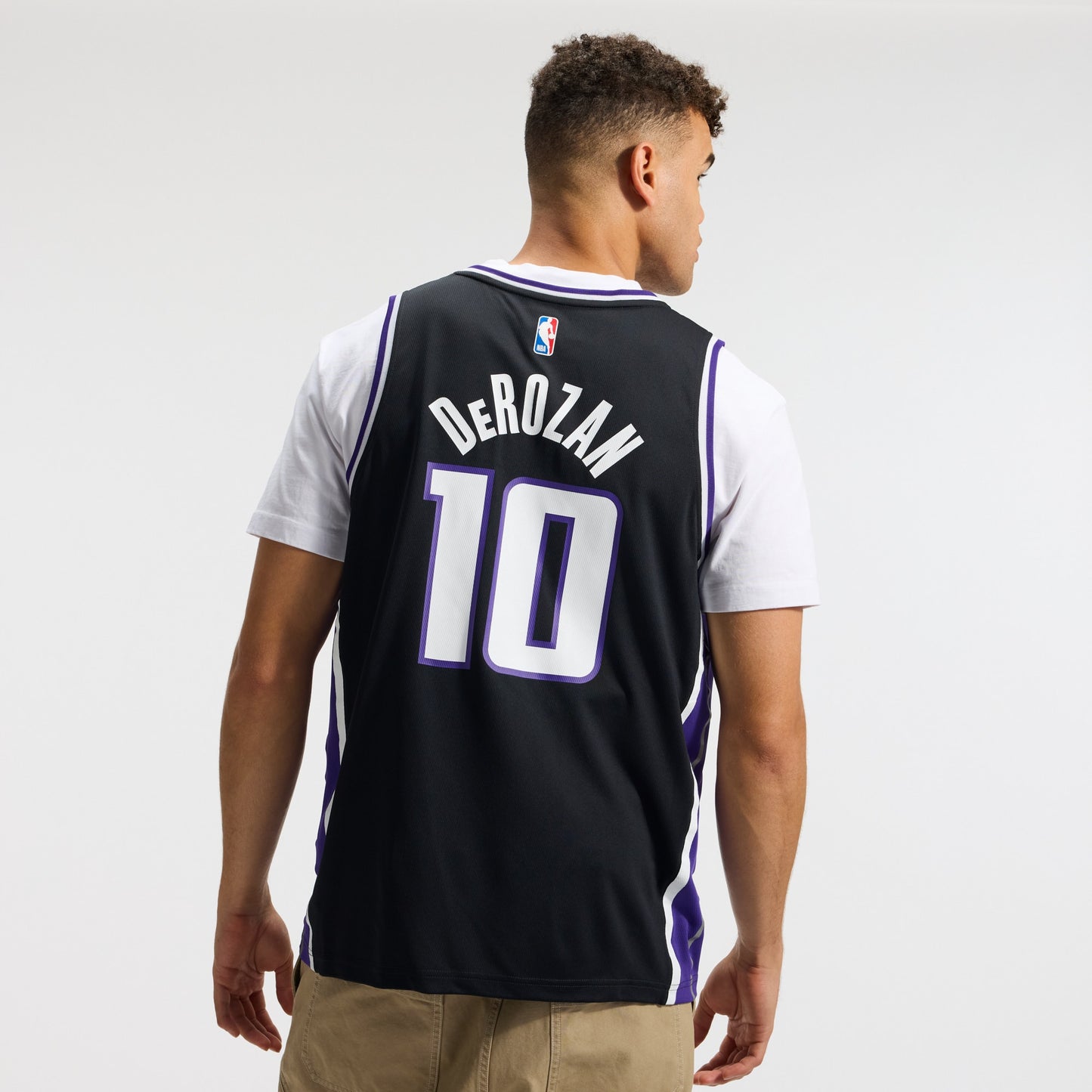 Men's Sacramento Kings DeMar DeRozan Fanatics Black Fast Break Replica Player Jersey - Icon Edition