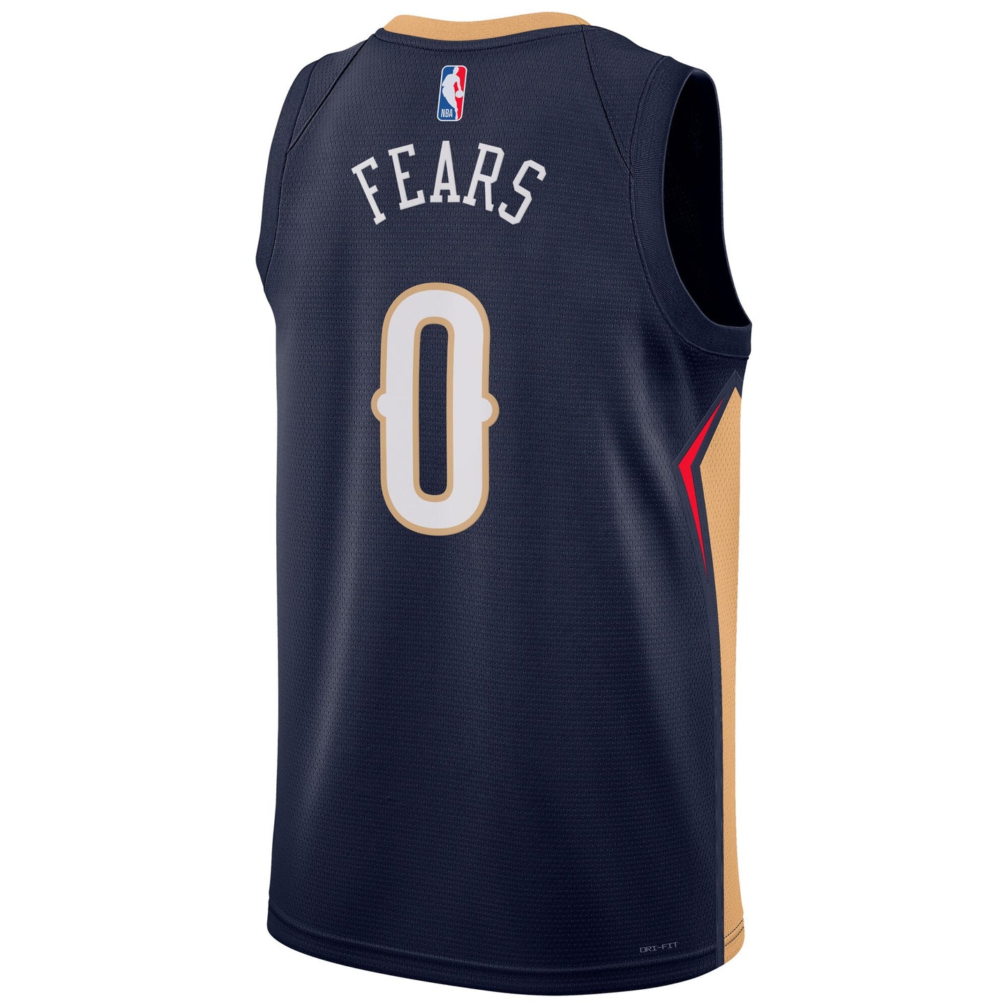 Unisex New Orleans Pelicans Jeremiah Fears Nike Navy Swingman Player Jersey - Icon Edition