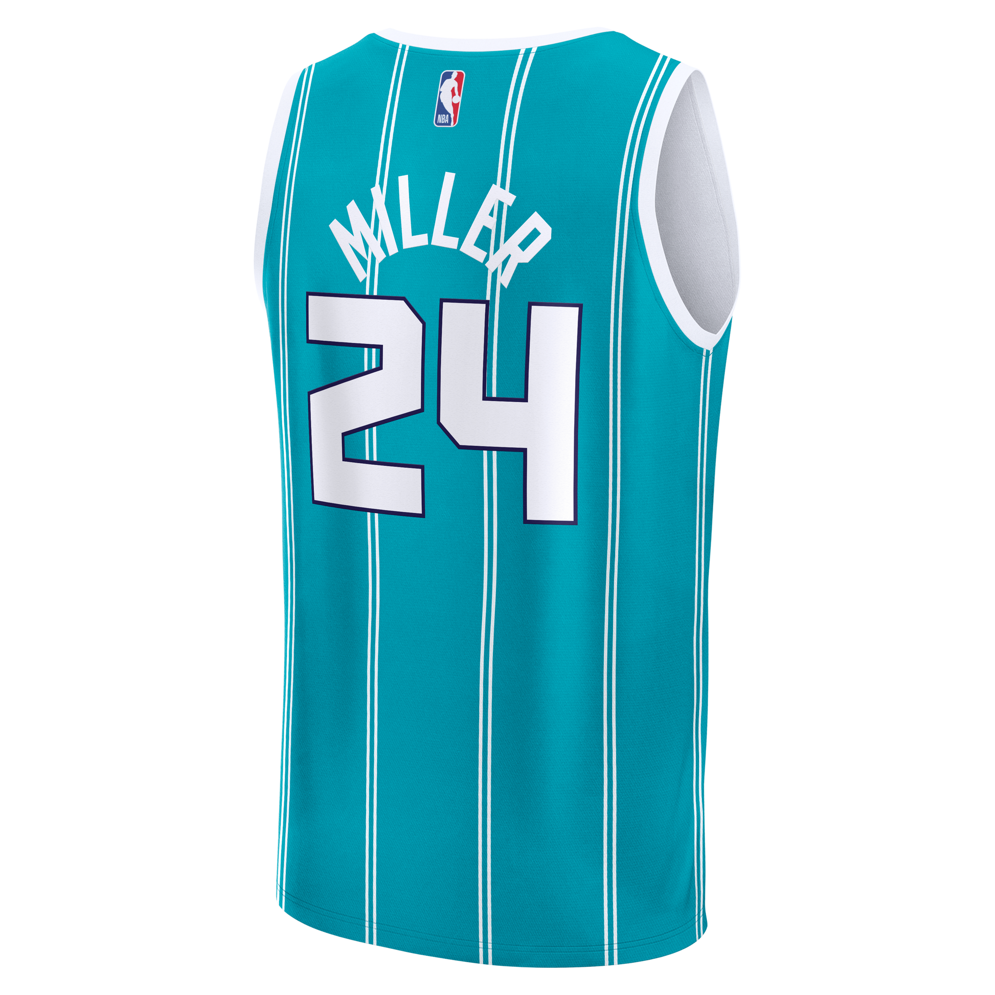 Youth Charlotte Hornets Brandon Miller Fanatics Teal Fast Break Replica Jersey - Icon Edition