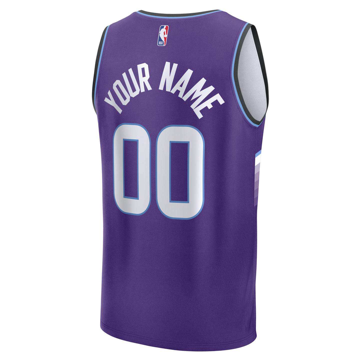 Youth Utah Jazz Fanatics Purple Fast Break Replica Custom Jersey - Icon Edition