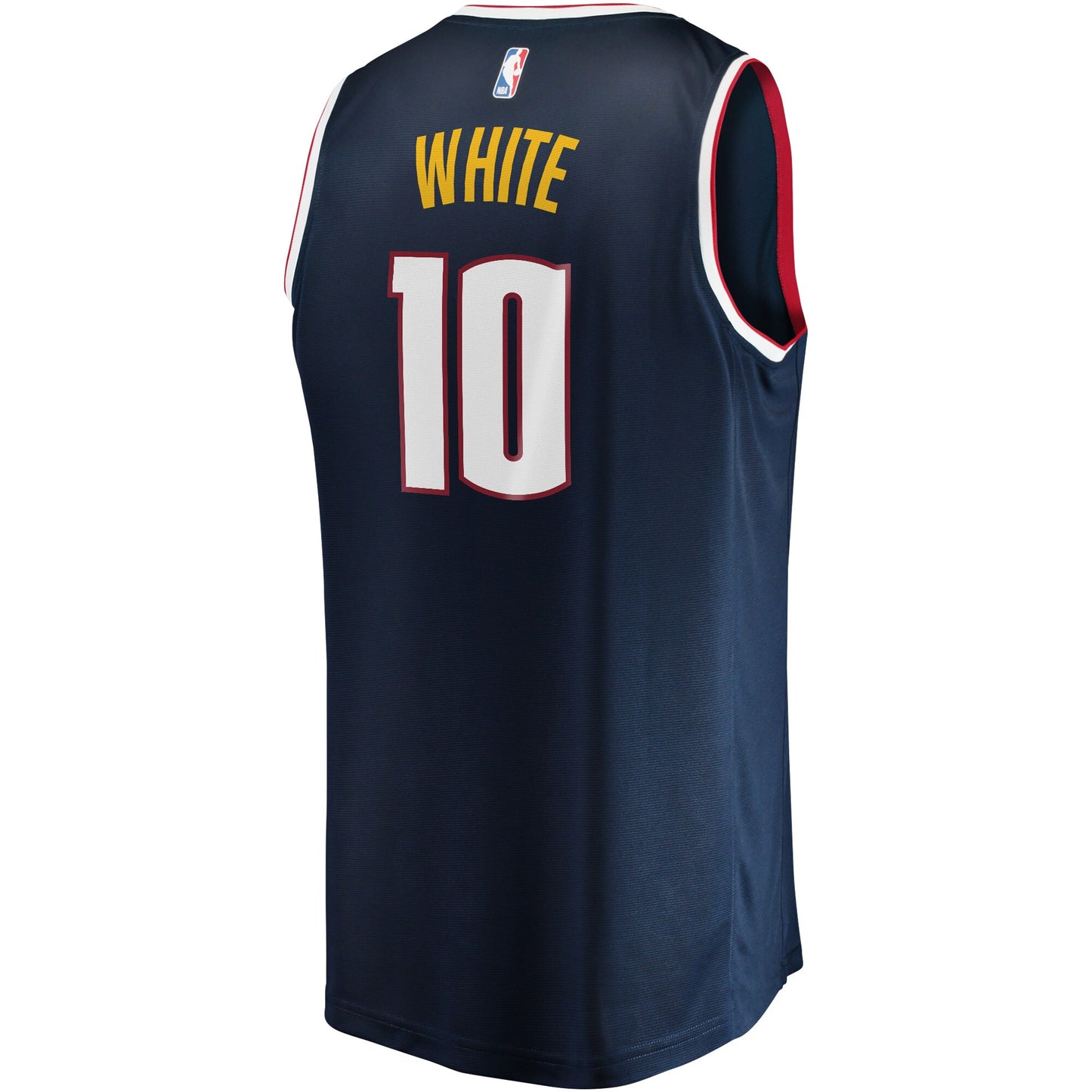Youth Denver Nuggets Jack White Fanatics Navy Fast Break Player Jersey - Icon Edition