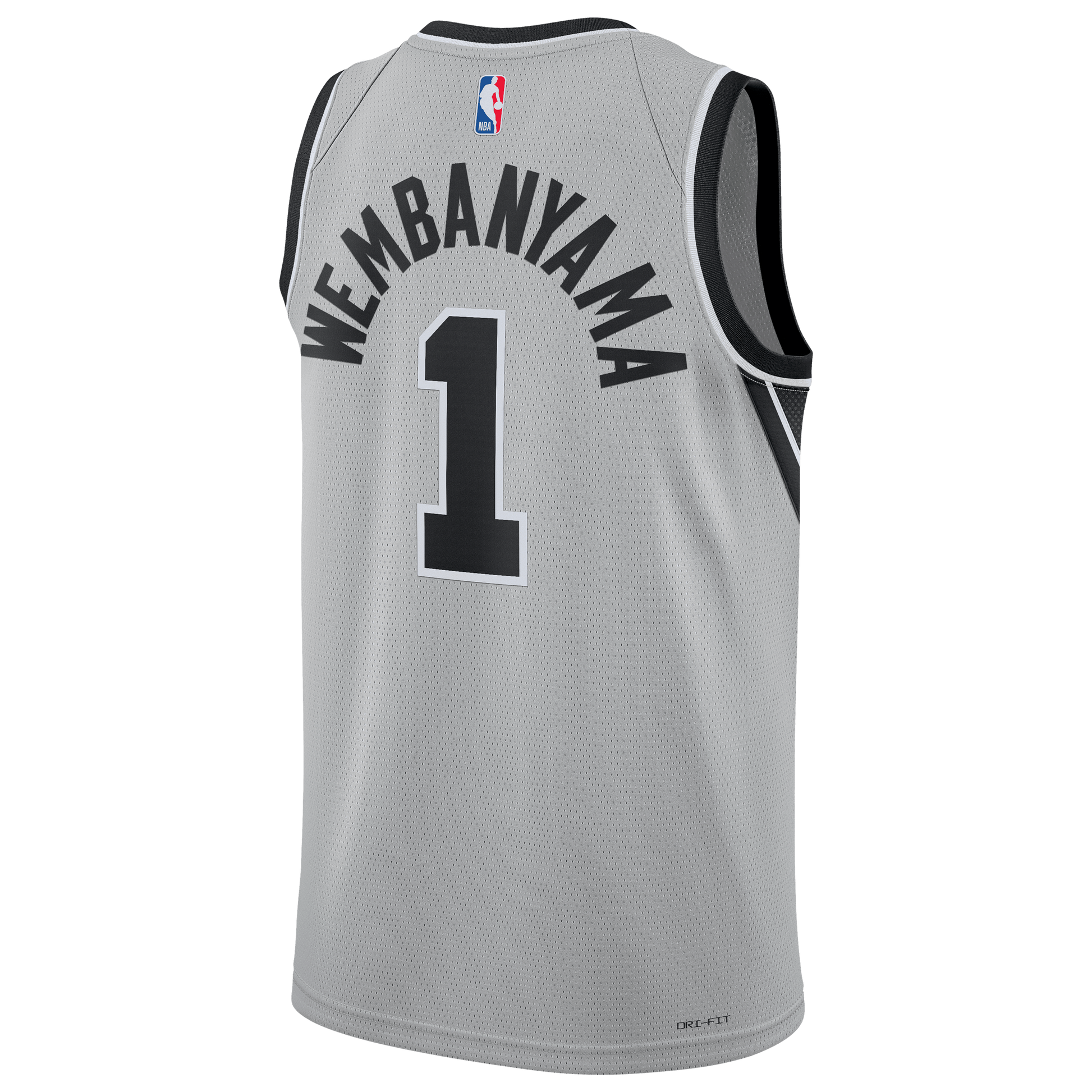 Unisex San Antonio Spurs Victor Wembanyama Jordan Brand Silver Swingman Jersey - Statement Edition