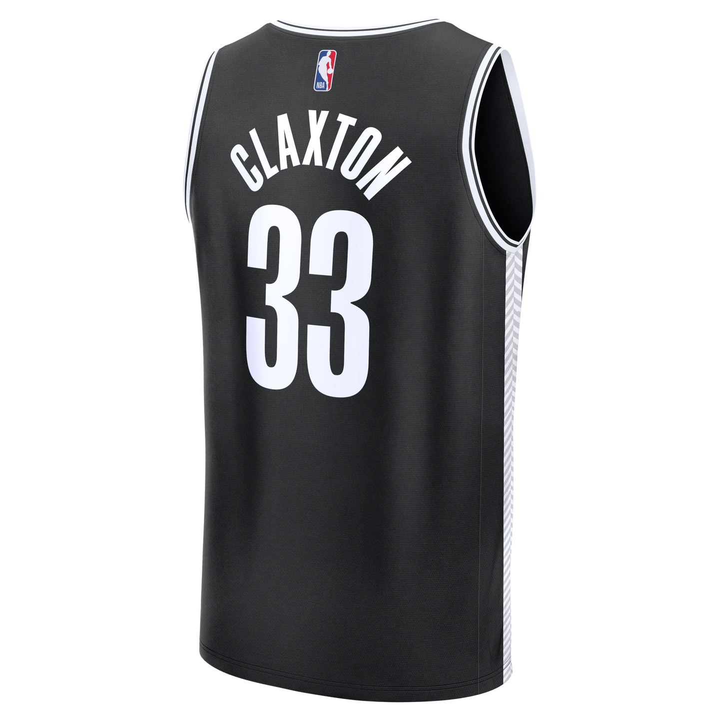 Men's Brooklyn Nets Nic Claxton Fanatics Black Fast Break Replica Jersey - Icon Edition