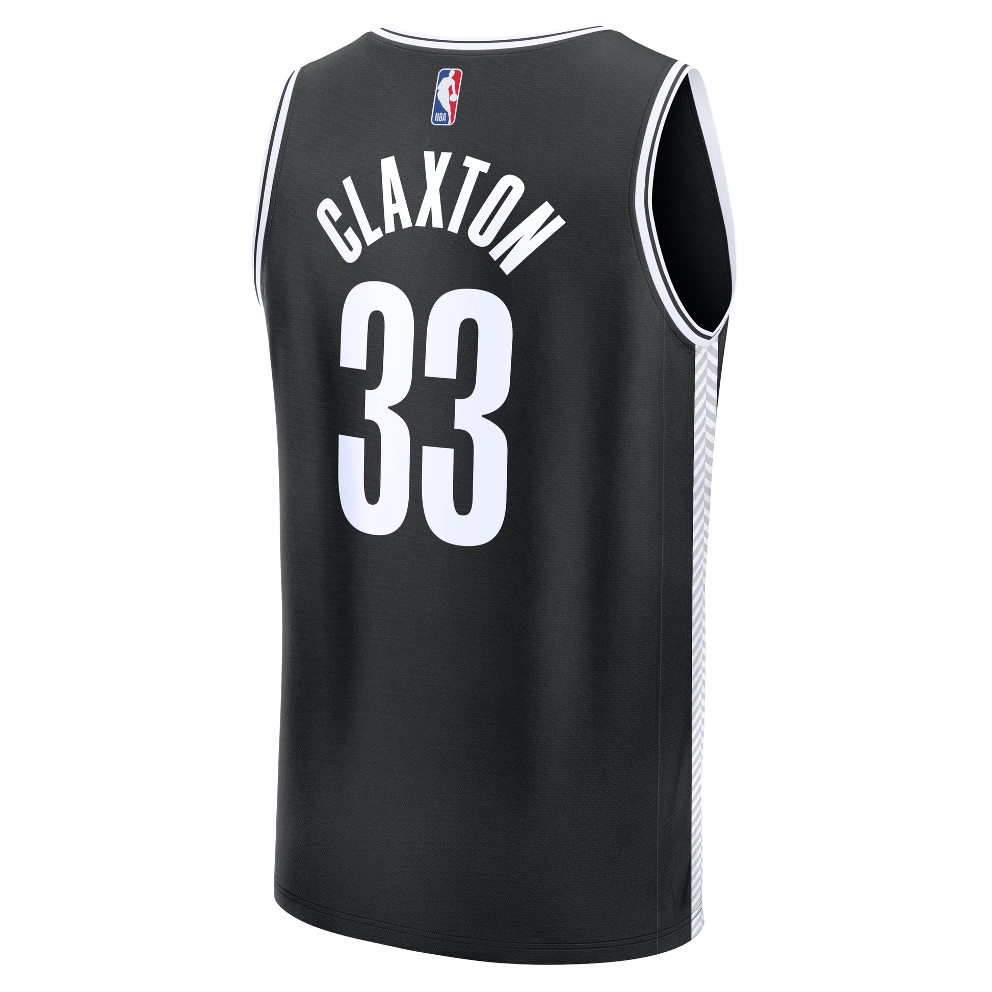 Men's Brooklyn Nets Nic Claxton Fanatics Black Fast Break Replica Jersey - Icon Edition