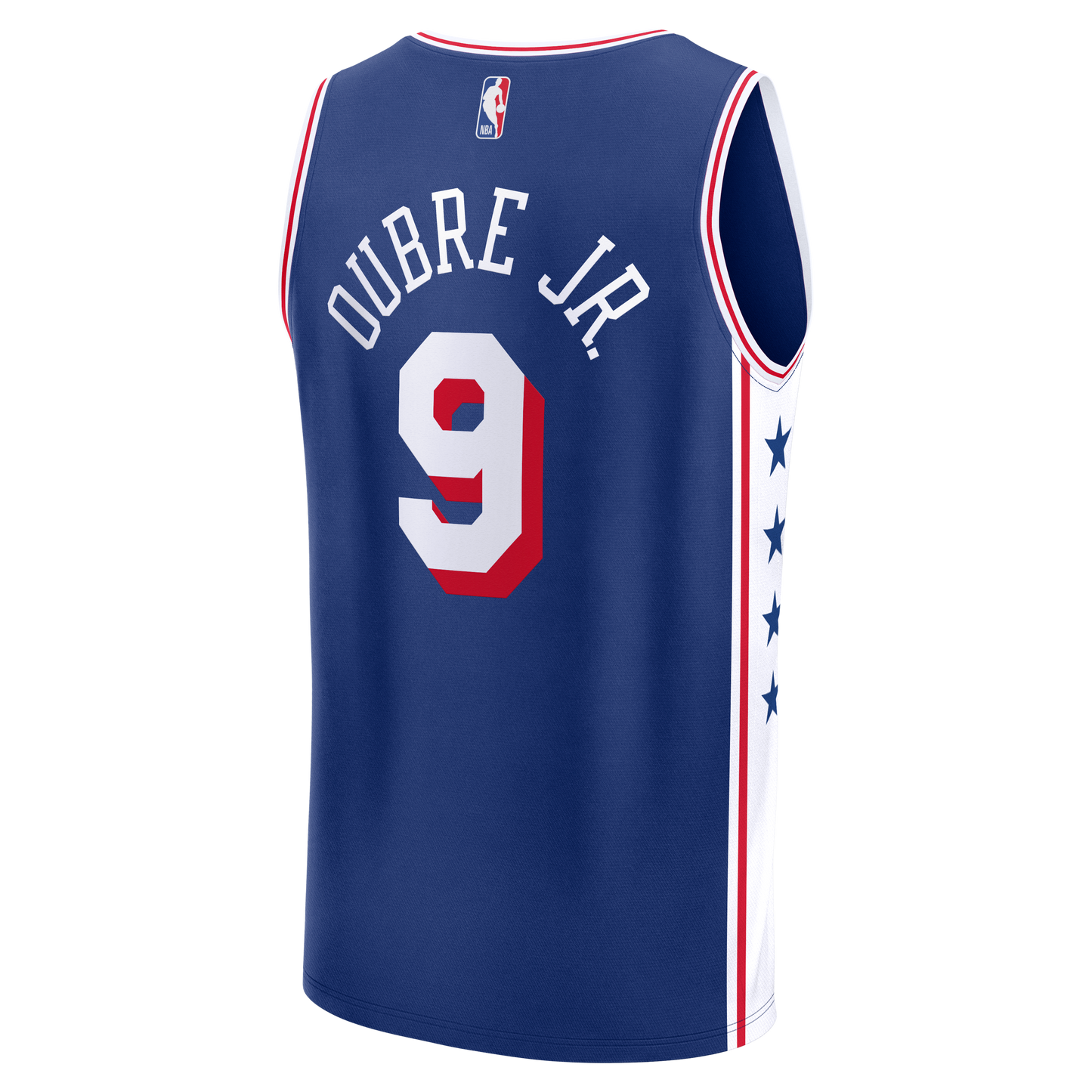 Men's Philadelphia 76ers Kelly Oubre Jr. Fanatics Blue Fast Break Jersey - Icon Edition
