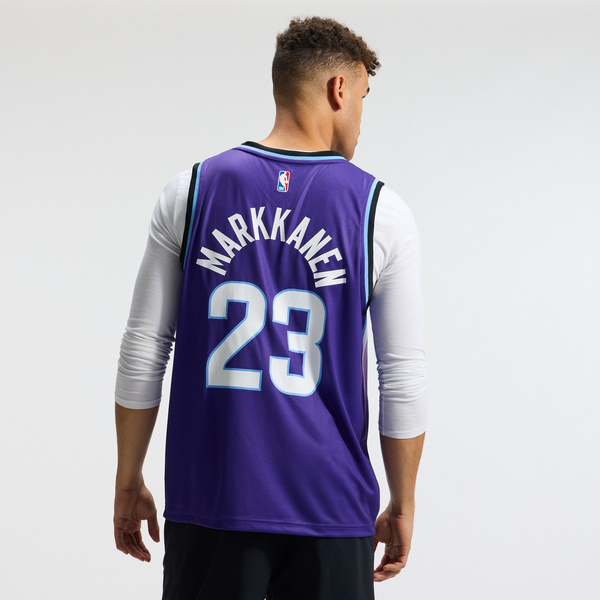 Men's Utah Jazz Lauri Markkanen Fanatics Purple Fast Break Replica Jersey - Icon Edition