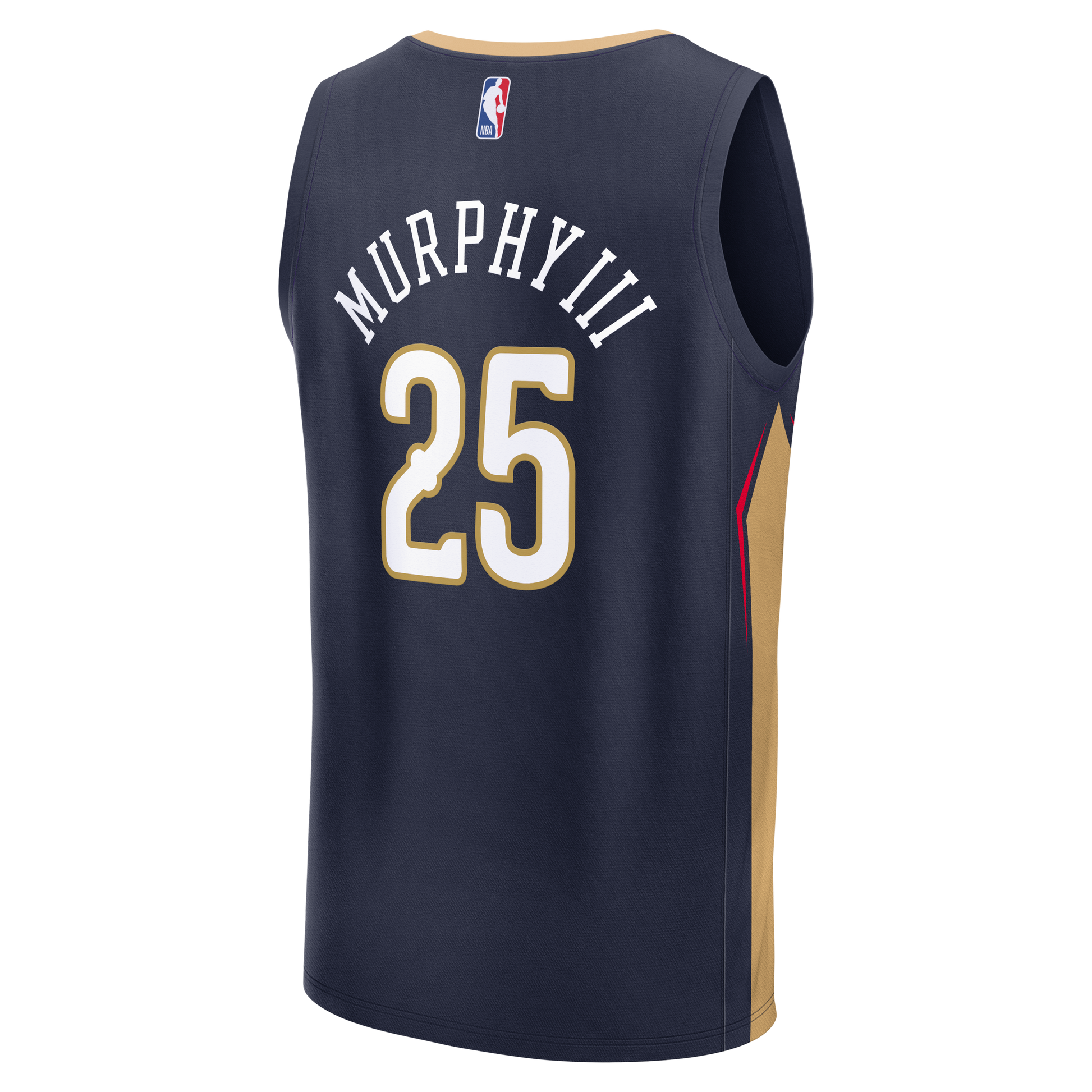 Men's New Orleans Pelicans Trey Murphy III Fanatics Navy Fast Break Replica Jersey - Icon Edition