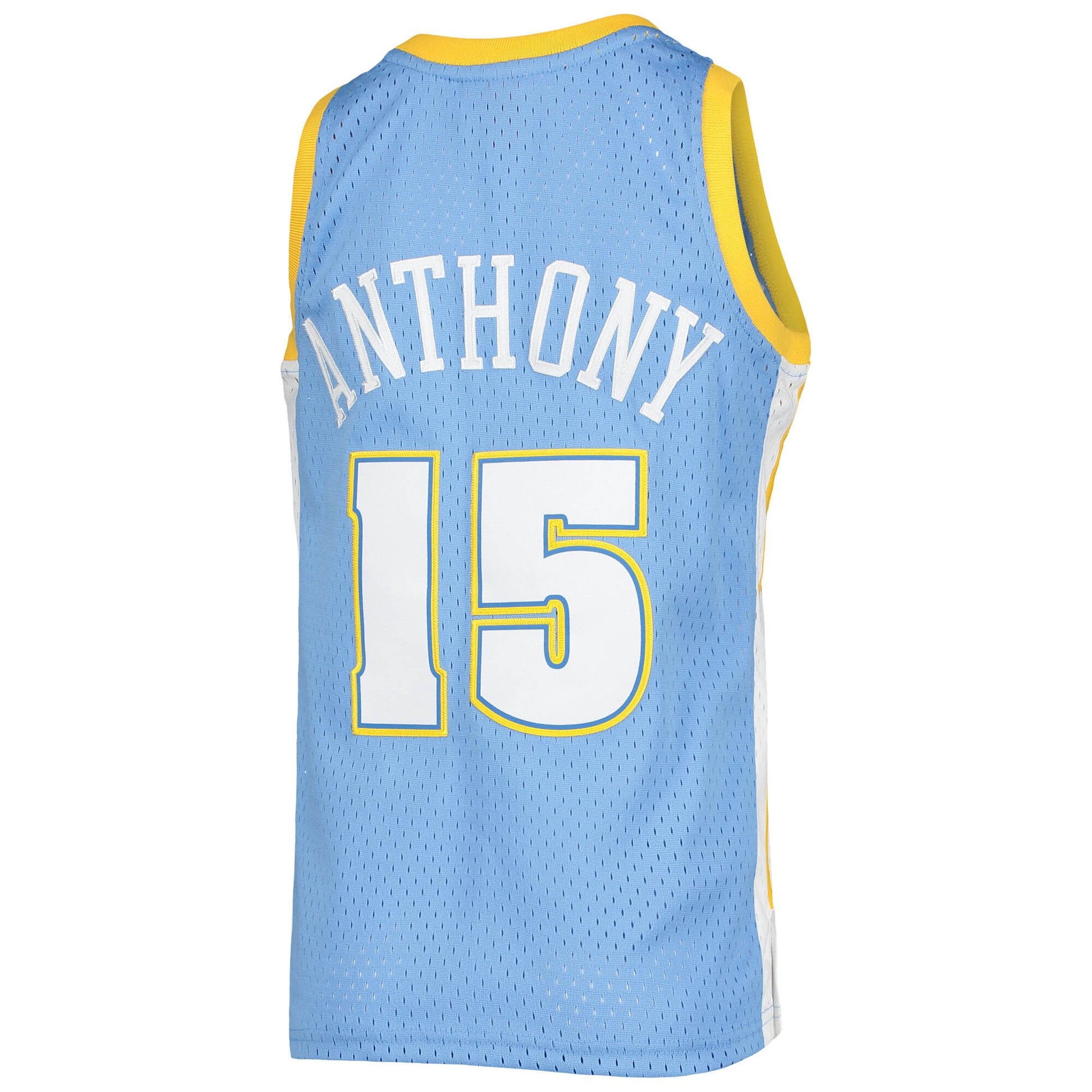 Youth Denver Nuggets Carmelo Anthony Mitchell & Ness Powder Blue 2003-04 Hardwood Classics Swingman Jersey