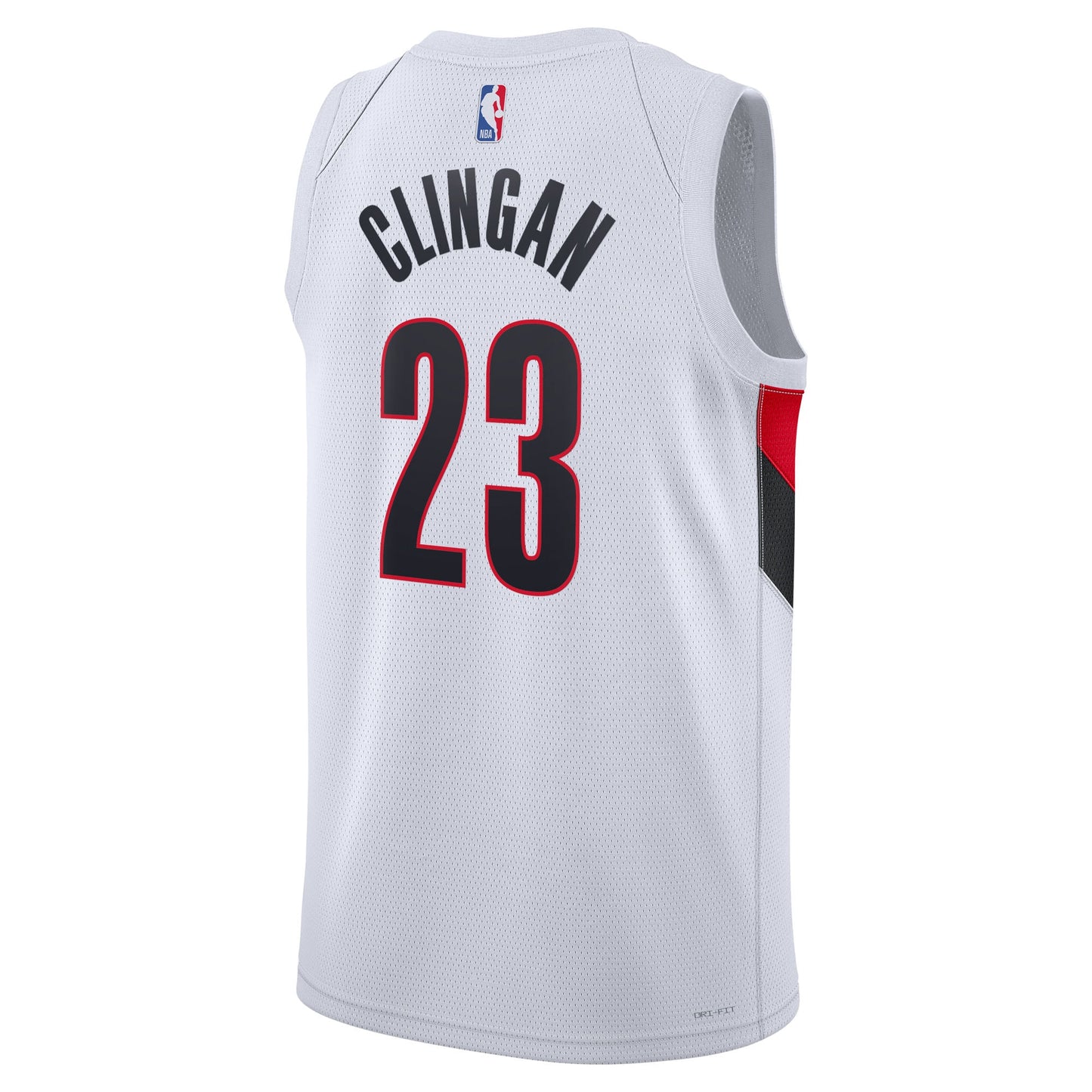 Unisex Portland Trail Blazers Donovan Clingan Nike White Swingman Jersey - Association Edition