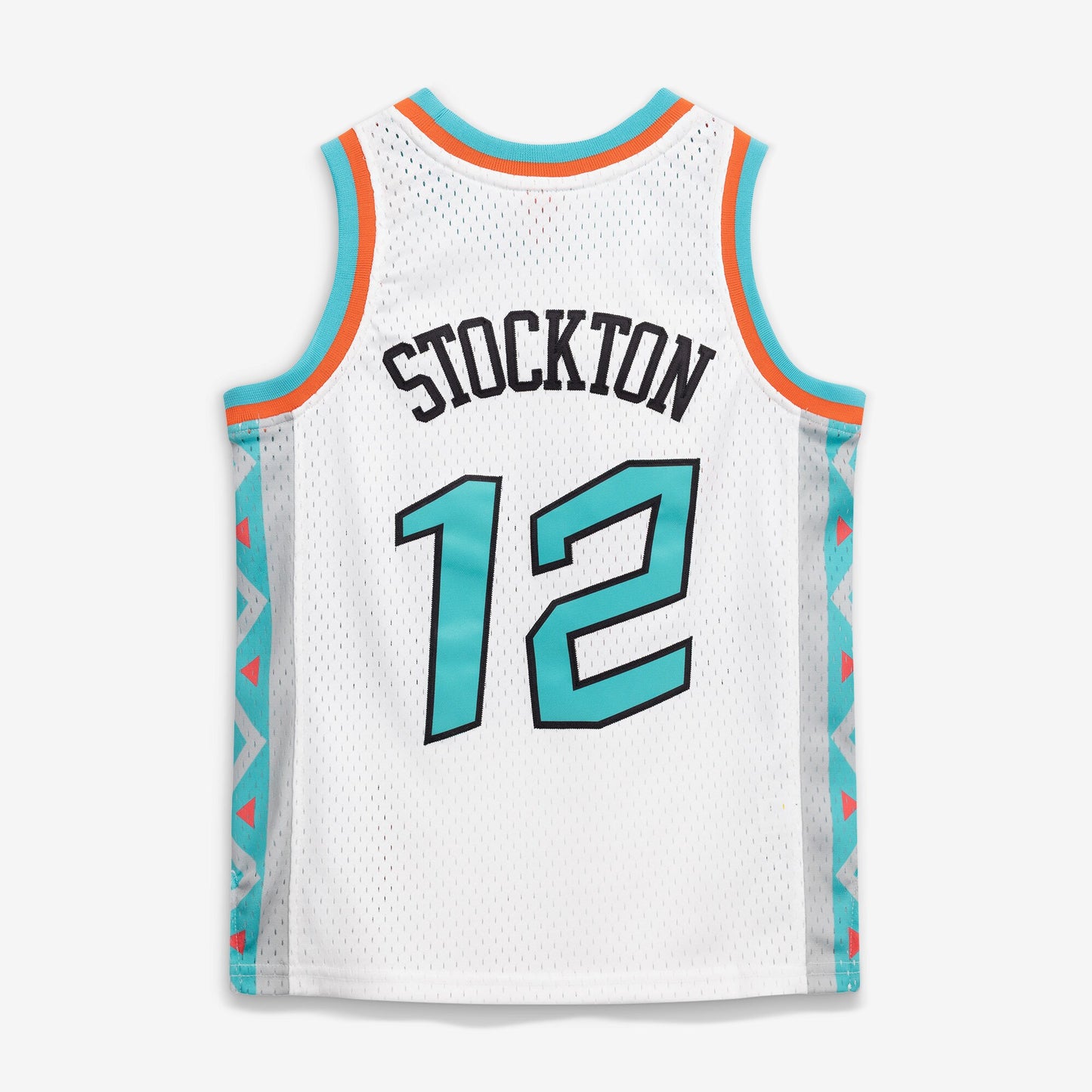 Youth 1996 NBA All-Star Game John Stockton Mitchell & Ness White Hardwood Classics Swingman Jersey
