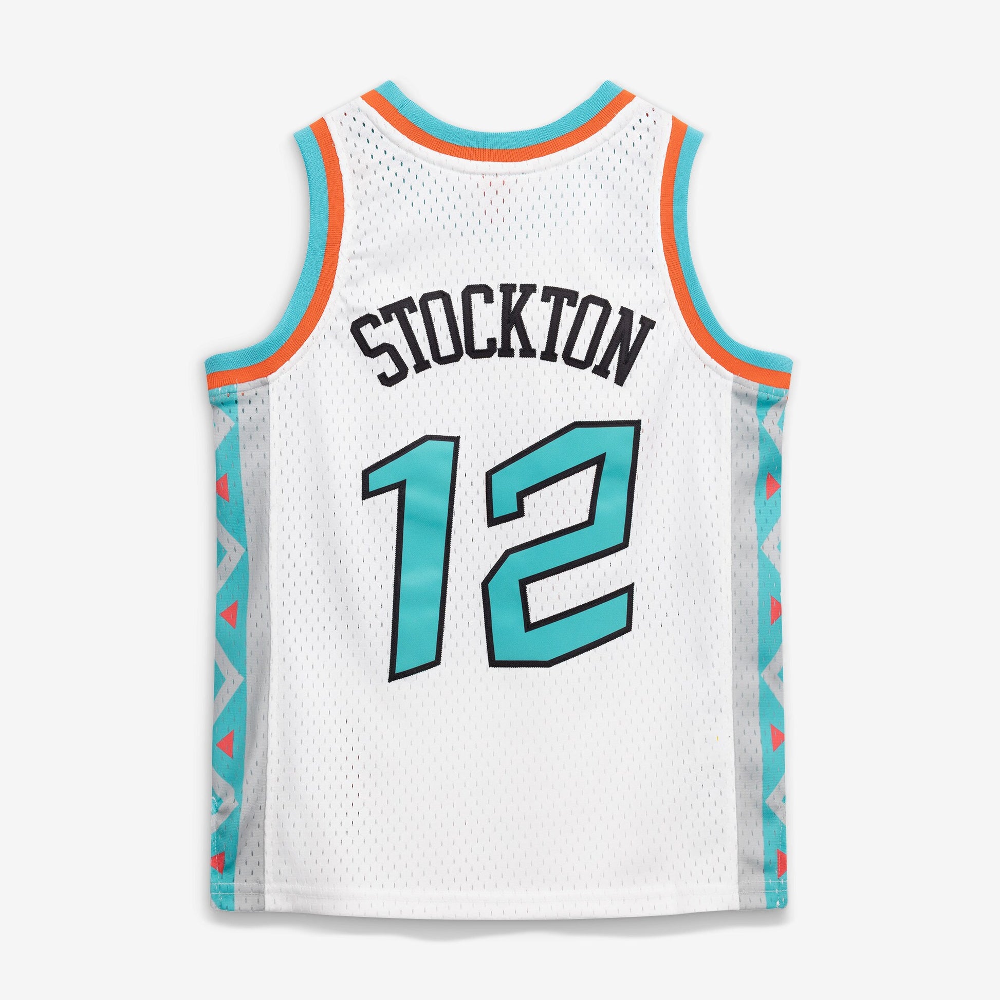 Youth 1996 NBA All-Star Game John Stockton Mitchell & Ness White Hardwood Classics Swingman Jersey