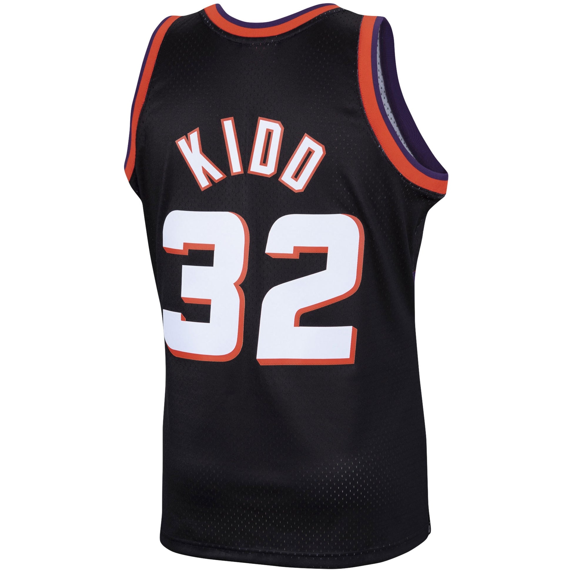 Men's Phoenix Suns Jason Kidd Mitchell & Ness Black Hardwood Classics Swingman Jersey