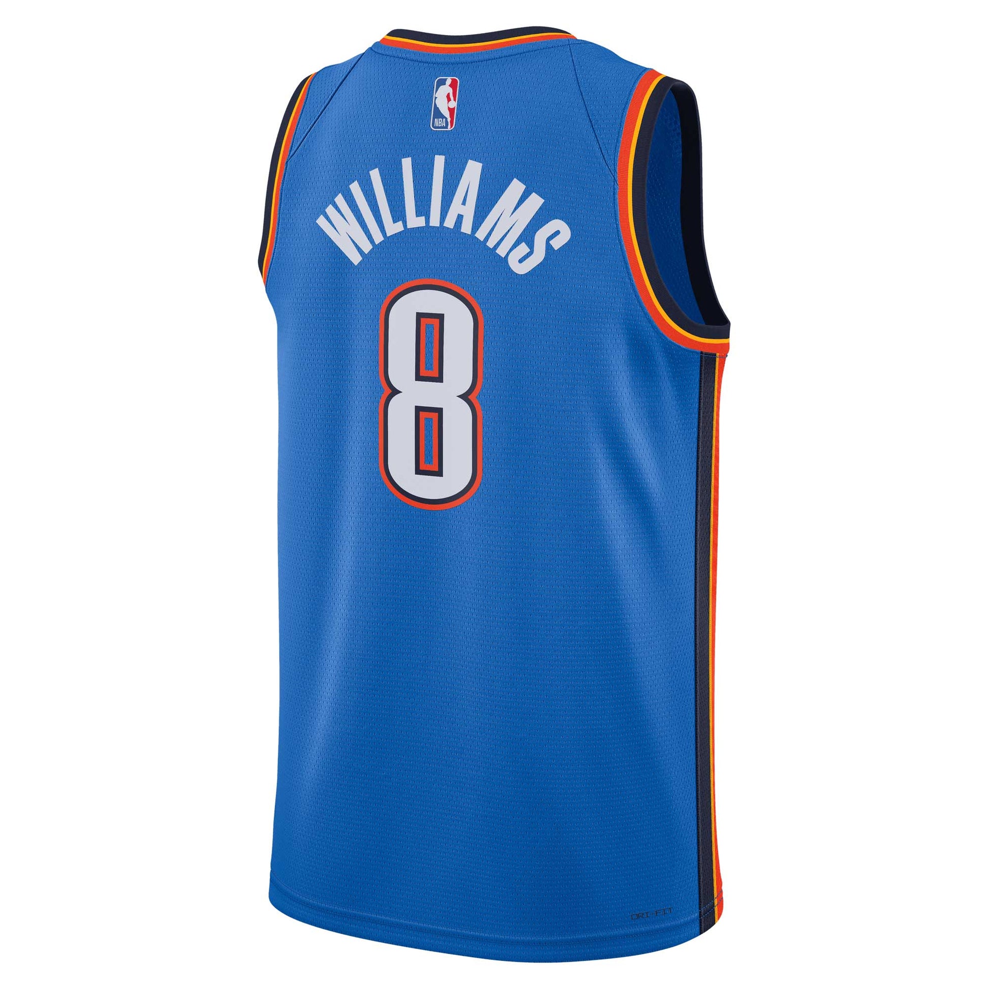 Unisex Oklahoma City Thunder Jalen Williams Nike Blue Swingman Jersey - Icon Edition