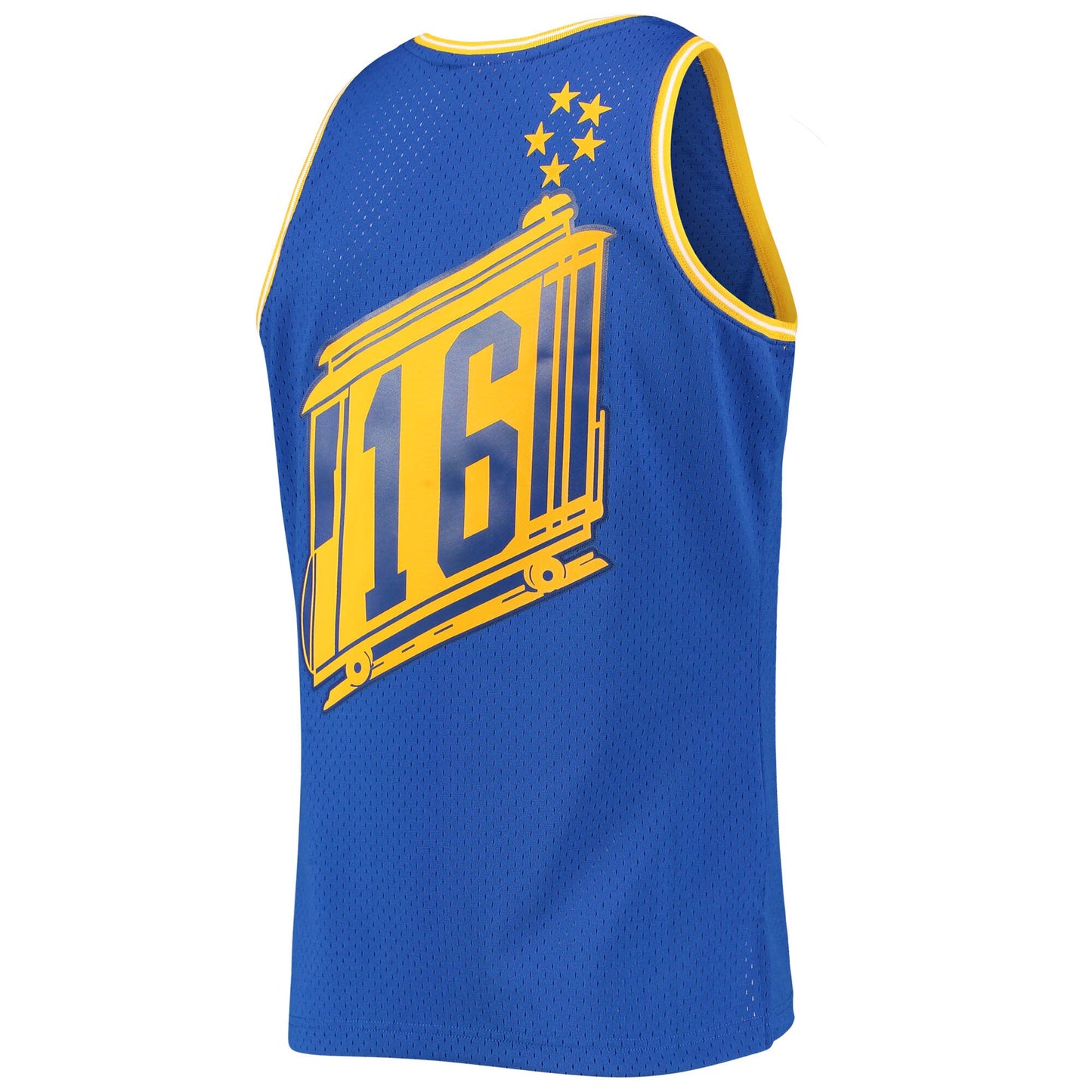 Men's San Francisco Warriors Al Attles Mitchell & Ness Royal 1966/1967 Hardwood Classics Swingman Jersey