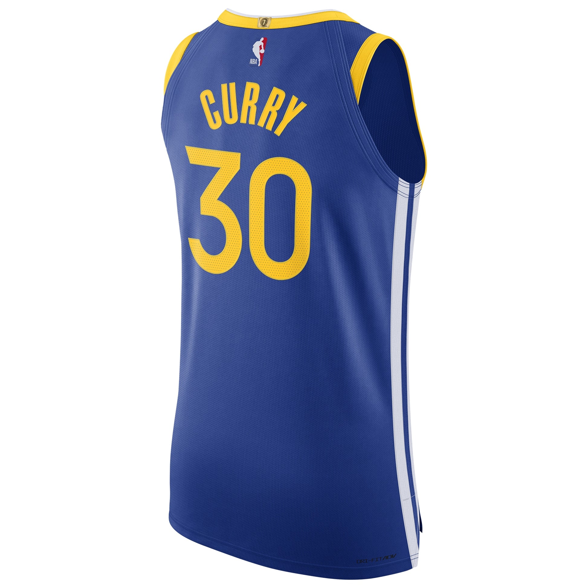 Men's Golden State Warriors Stephen Curry Nike Royal Authentic Jersey - Icon Edition