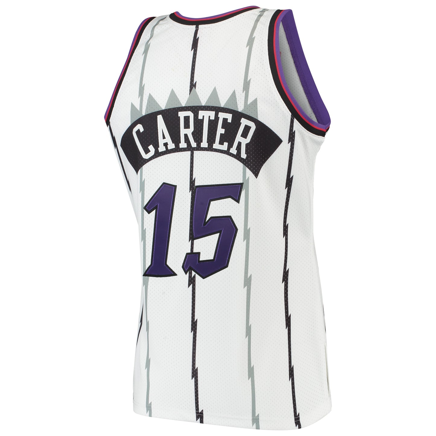 Men's Toronto Raptors Vince Carter Mitchell & Ness White 1998/99 Hardwood Classics Authentic Jersey