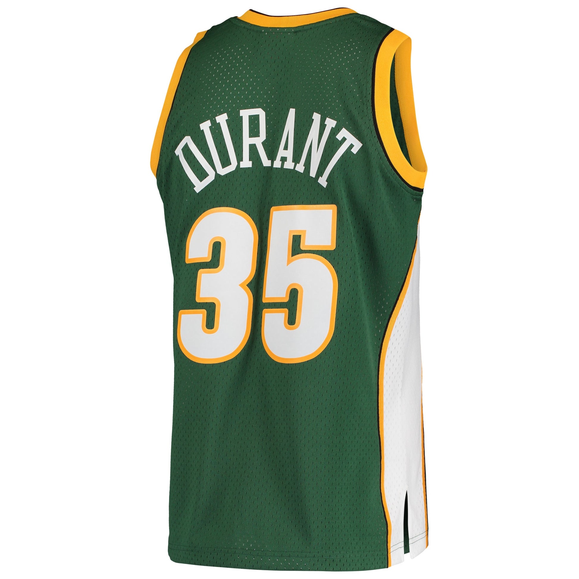 Men's Seattle SuperSonics Kevin Durant Mitchell & Ness Green Hardwood Classics Swingman Jersey