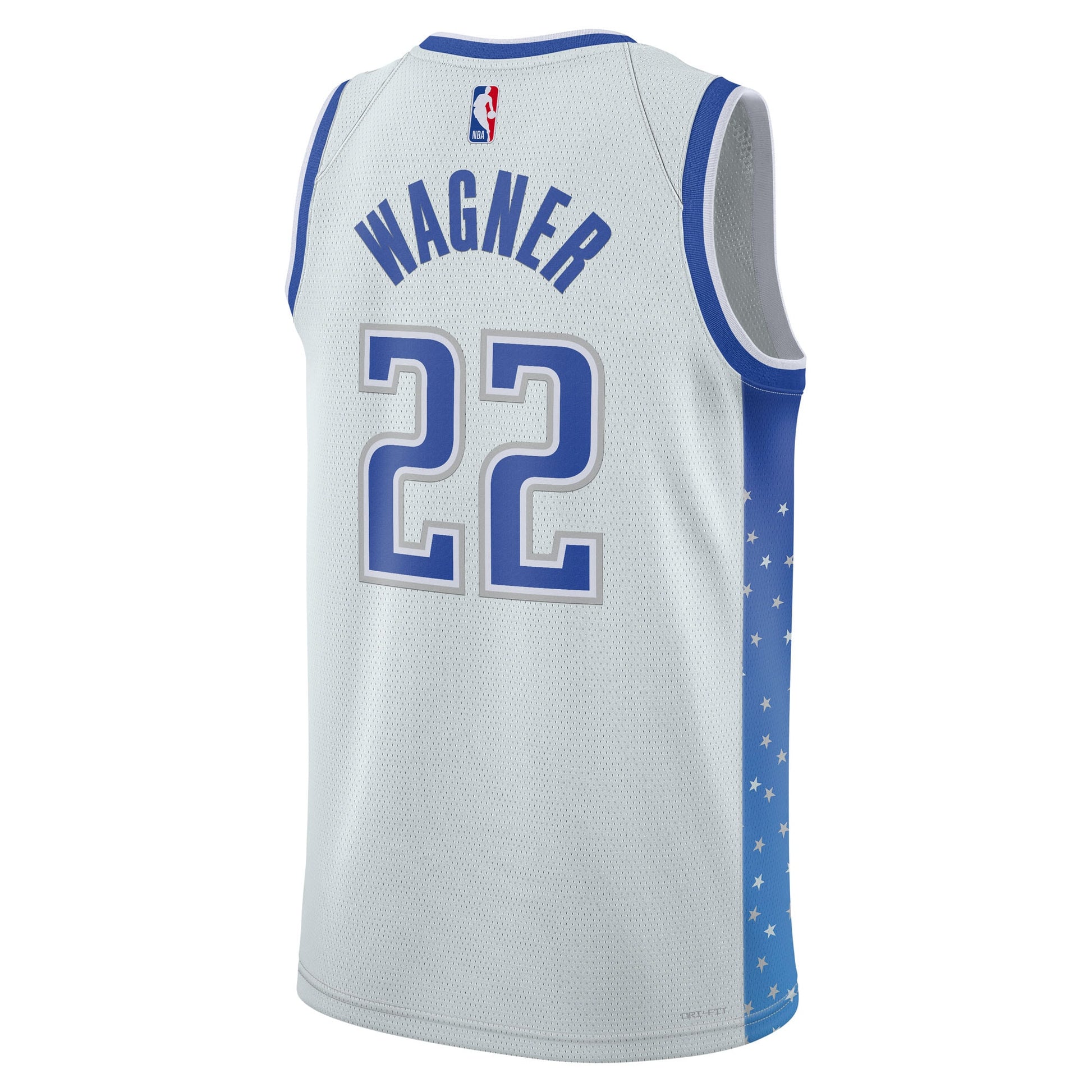 Unisex Orlando Magic Franz Wagner Nike Silver 2025/26 Swingman Jersey - City Edition