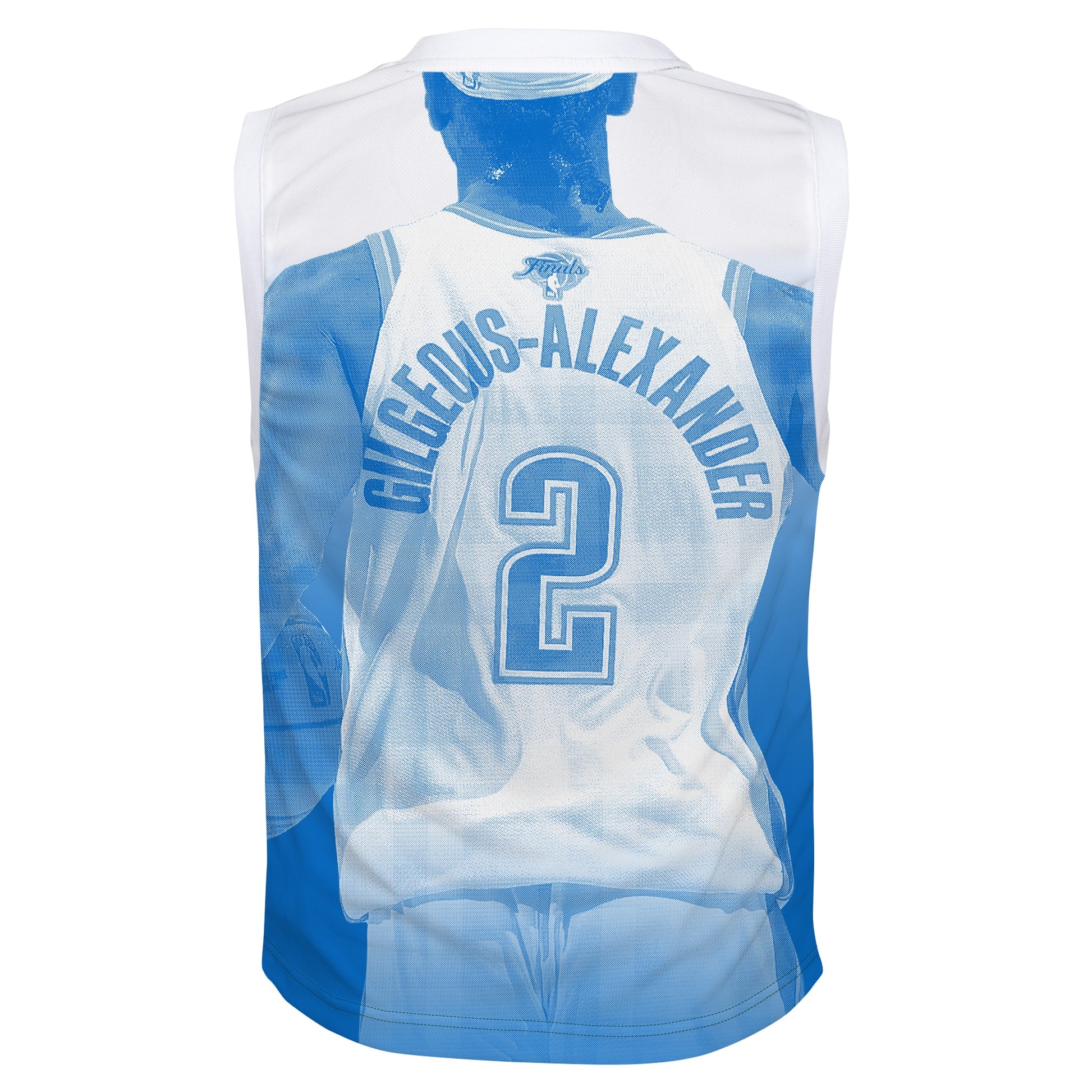 Youth Oklahoma City Thunder Shai Gilgeous-Alexander Outerstuff Blue Hometown Fashion Jersey