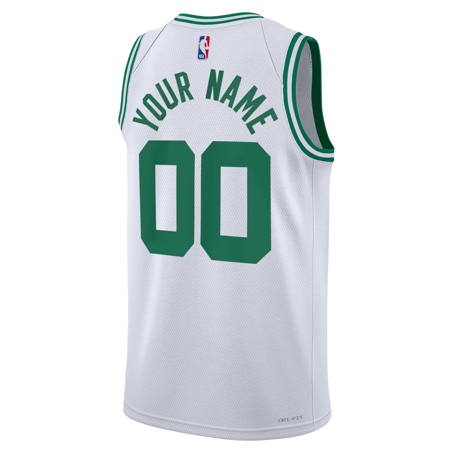 Unisex Boston Celtics Nike White Swingman Custom Jersey - Association Edition
