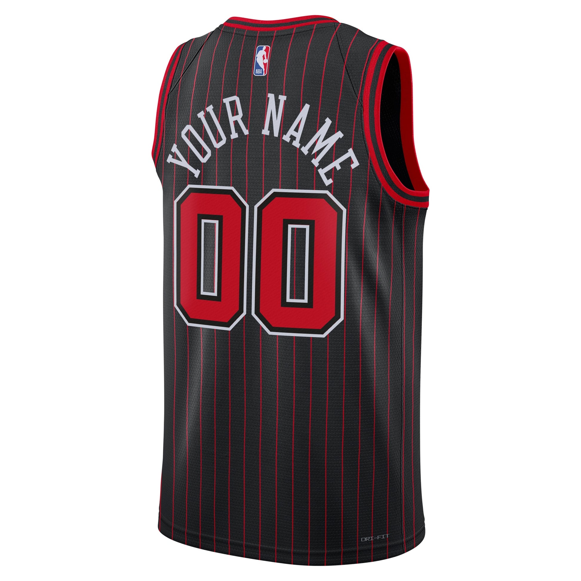 Unisex Chicago Bulls Jordan Brand Black Swingman Custom Jersey - Statement Edition