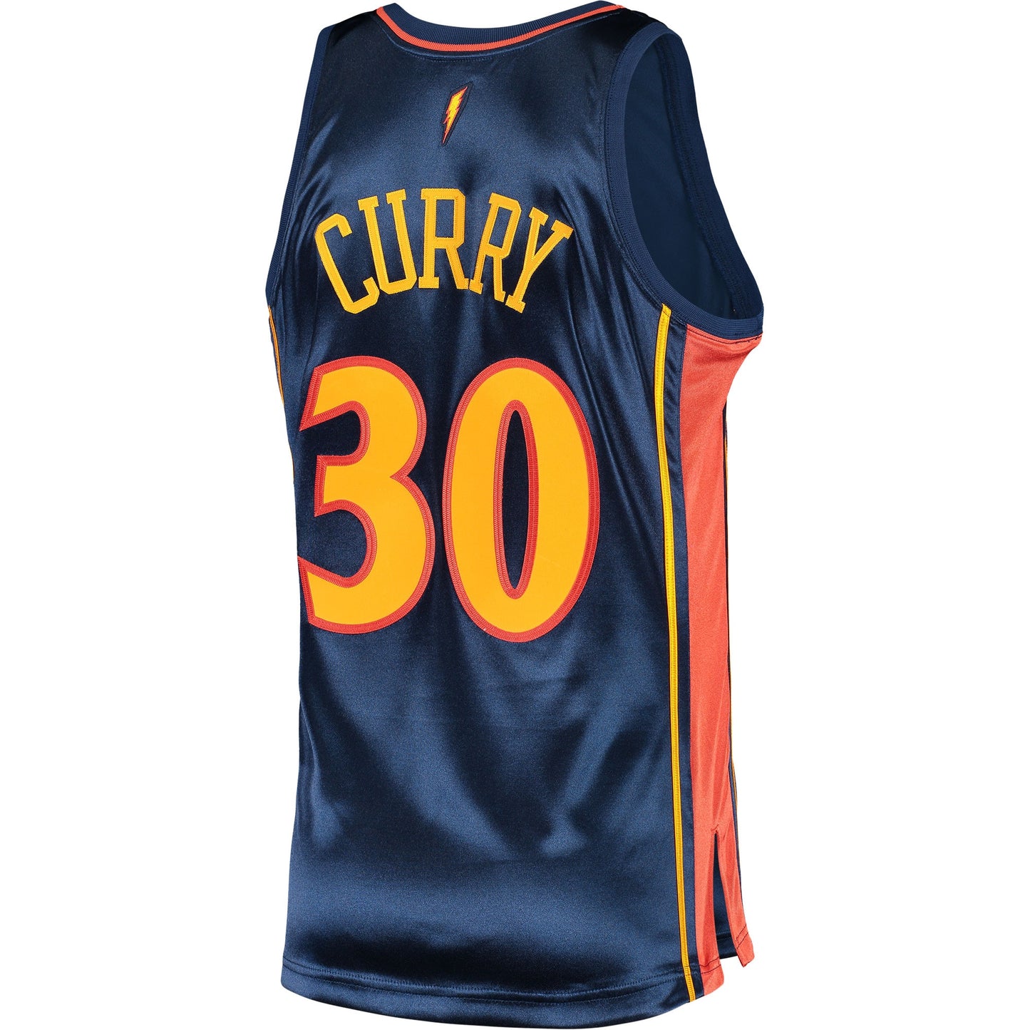 Men's Golden State Warriors Stephen Curry Mitchell & Ness Navy 2009/10 Hardwood Classics Authentic Jersey