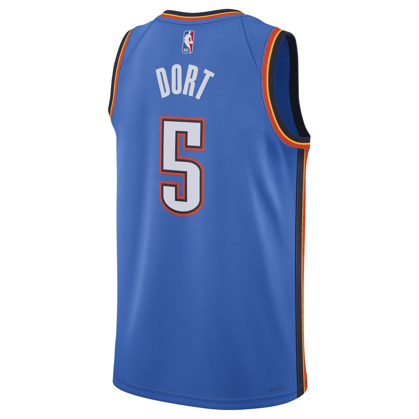 Unisex Oklahoma City Thunder Luguentz Dort Nike Blue Swingman Player Jersey - Icon Edition