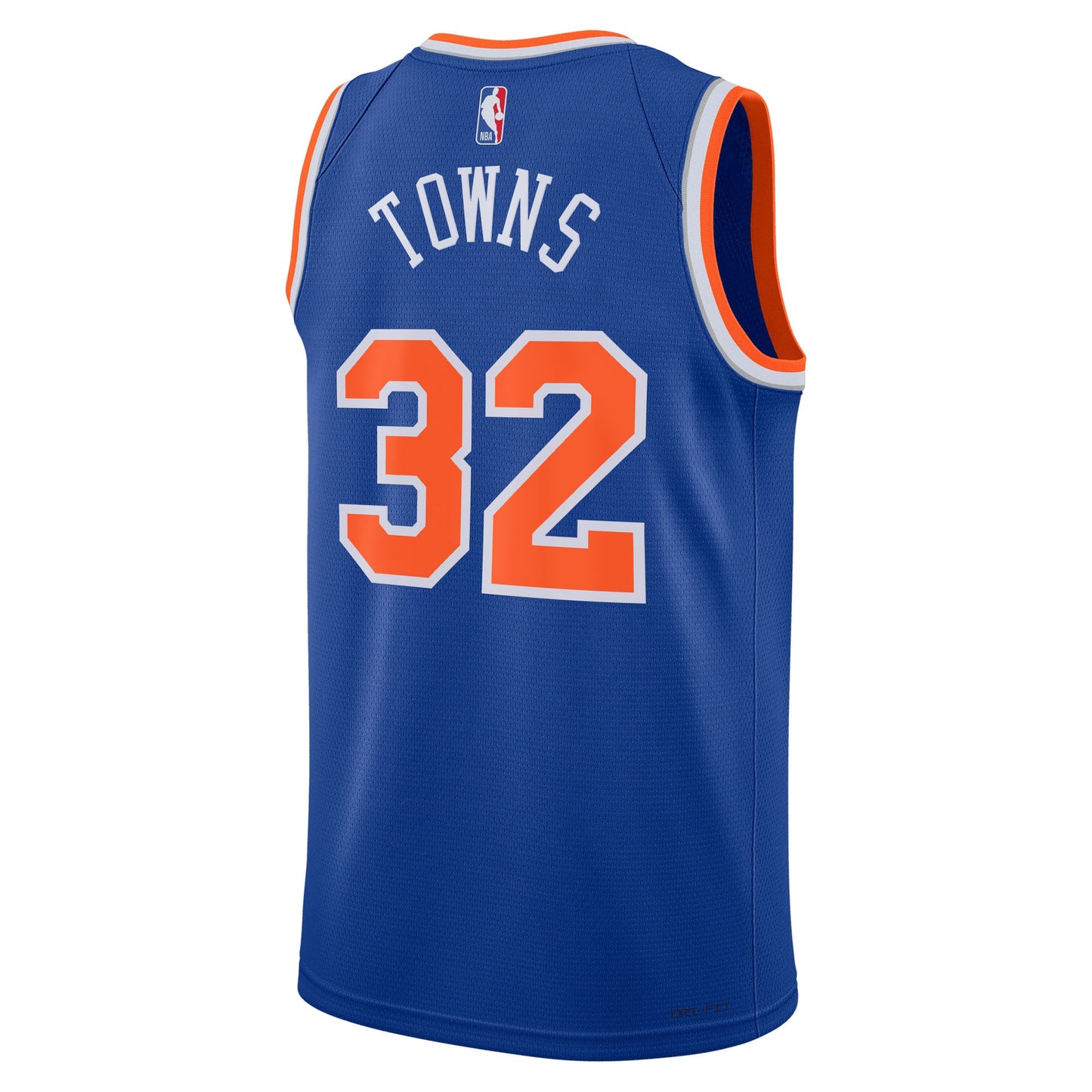 Unisex New York Knicks Karl-Anthony Towns Nike Blue Swingman Jersey - Icon Edition